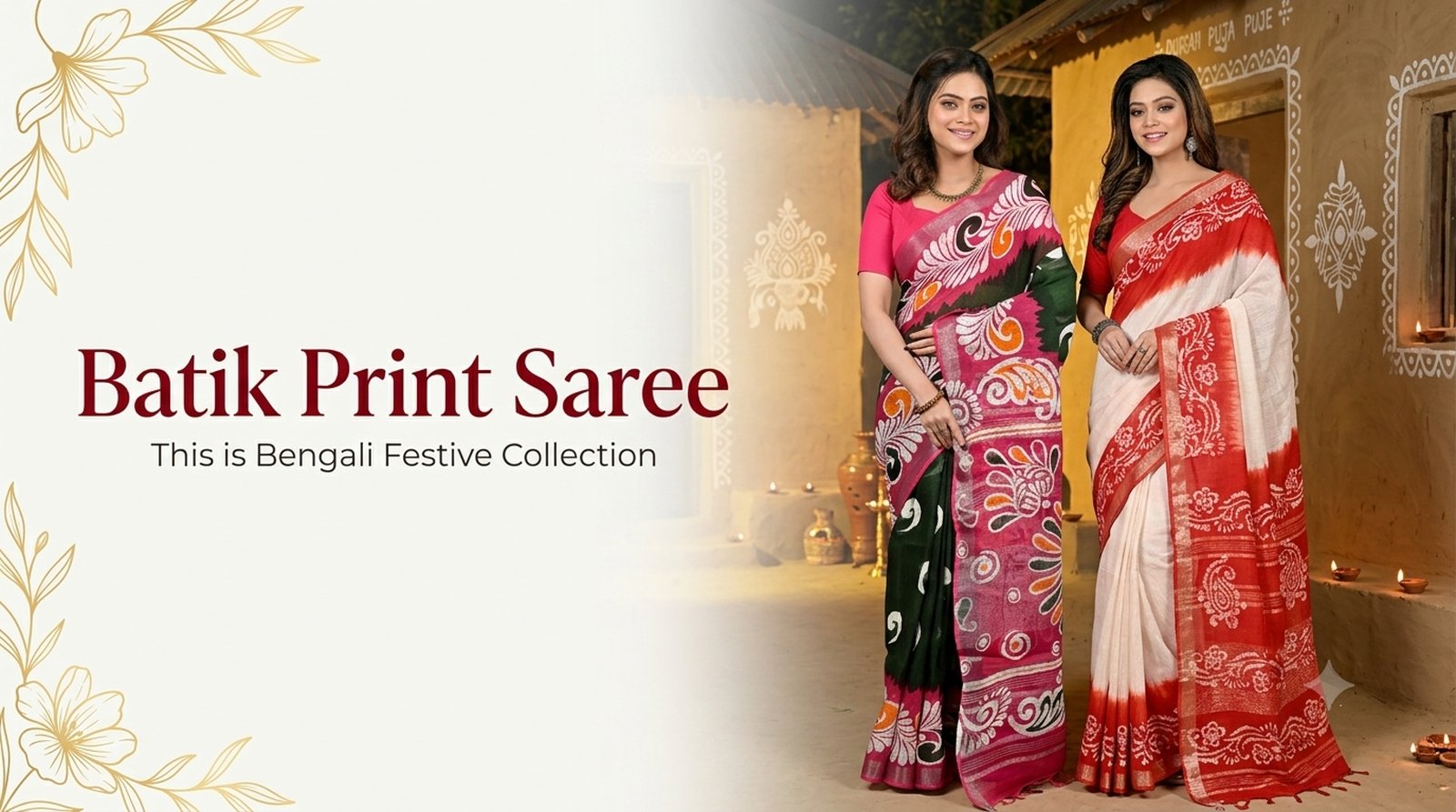 Batik Print Sarees
