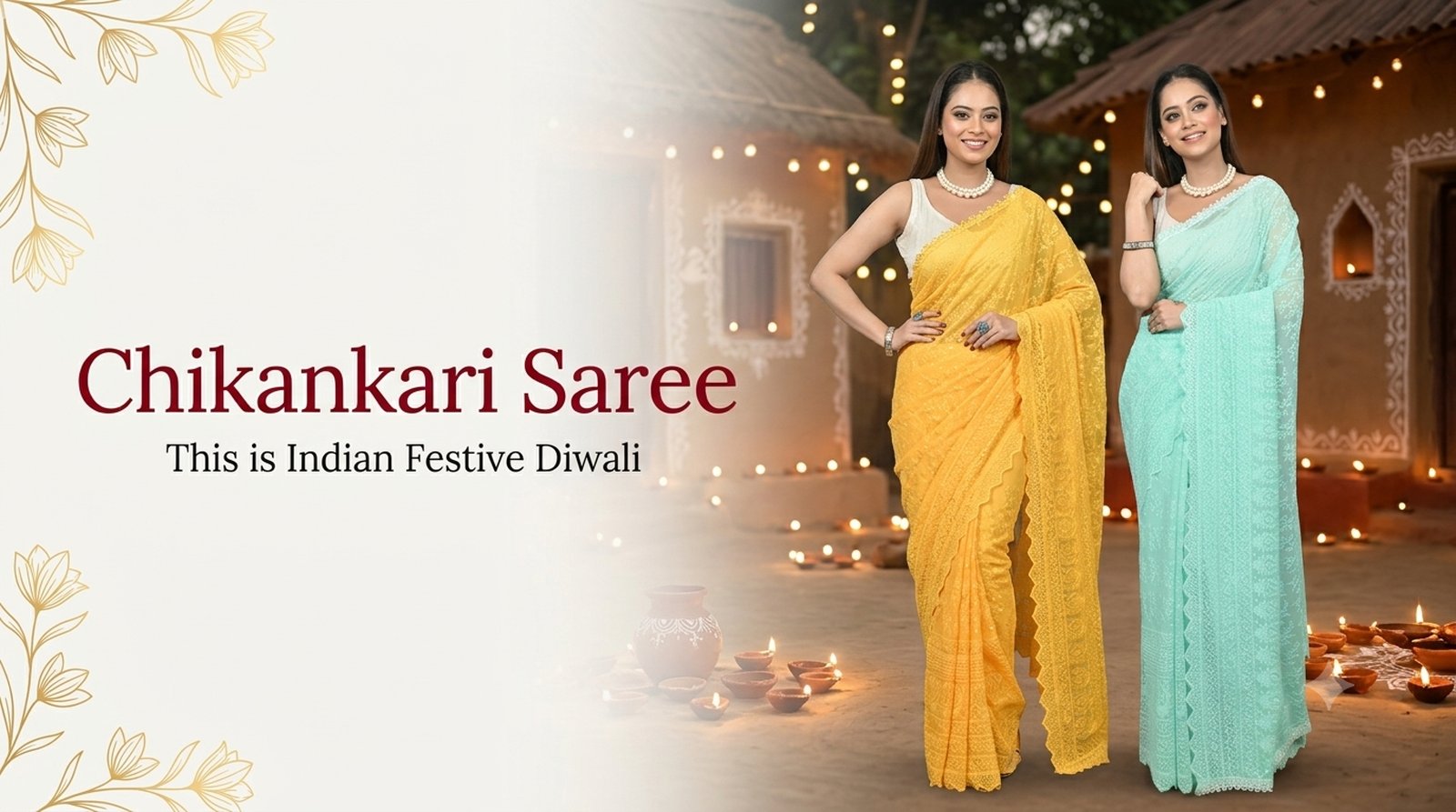 Chikankari Sarees