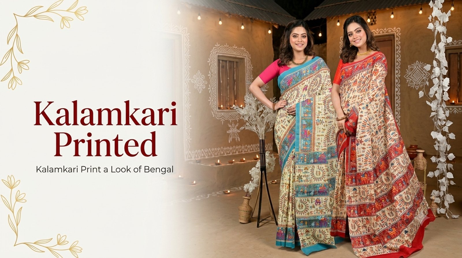 Kalamkari Printed Sarees