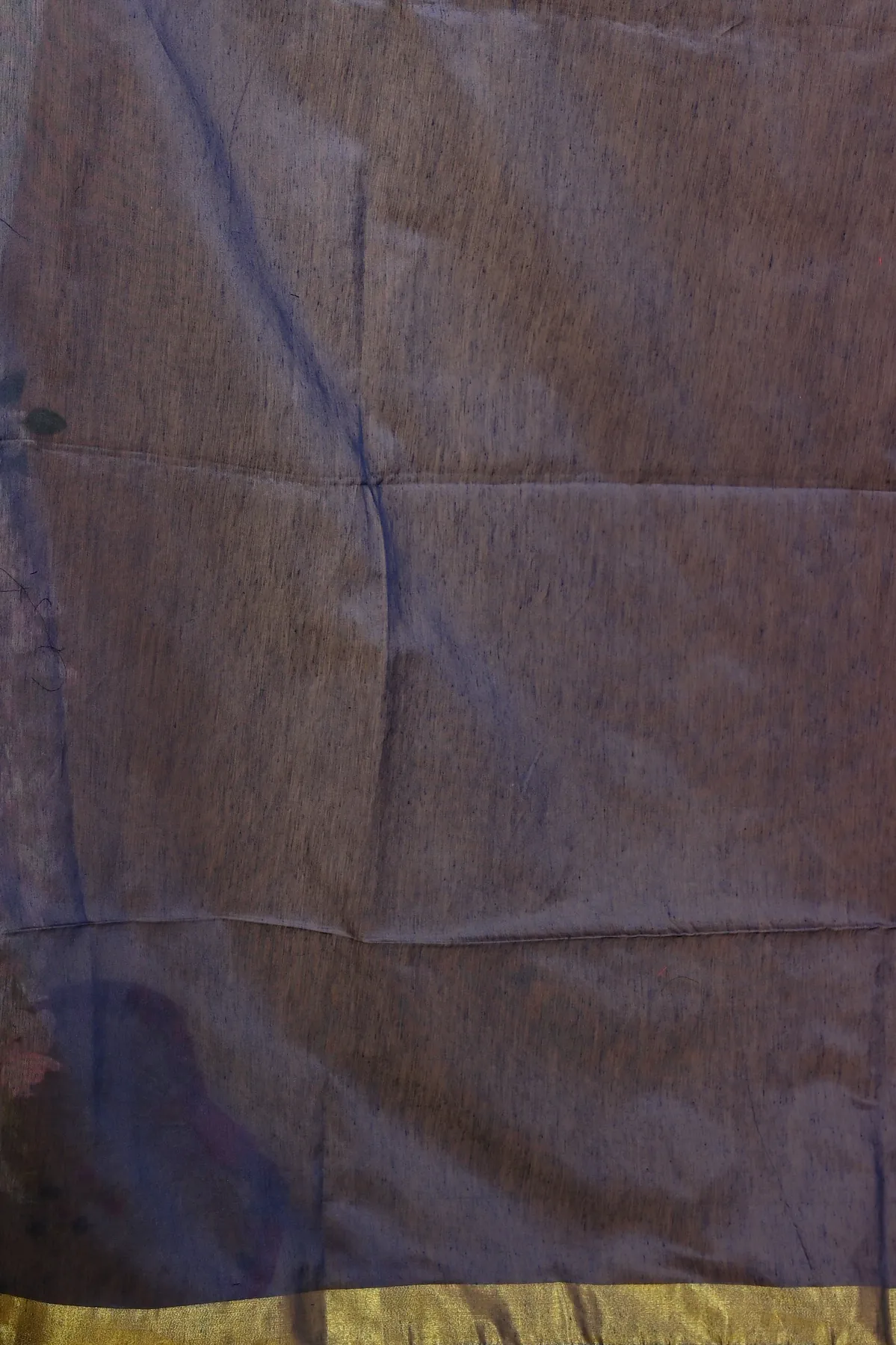 DipDiya Blended Cotton Dark Brown Samo Handloom Heritage Handloom Sarees