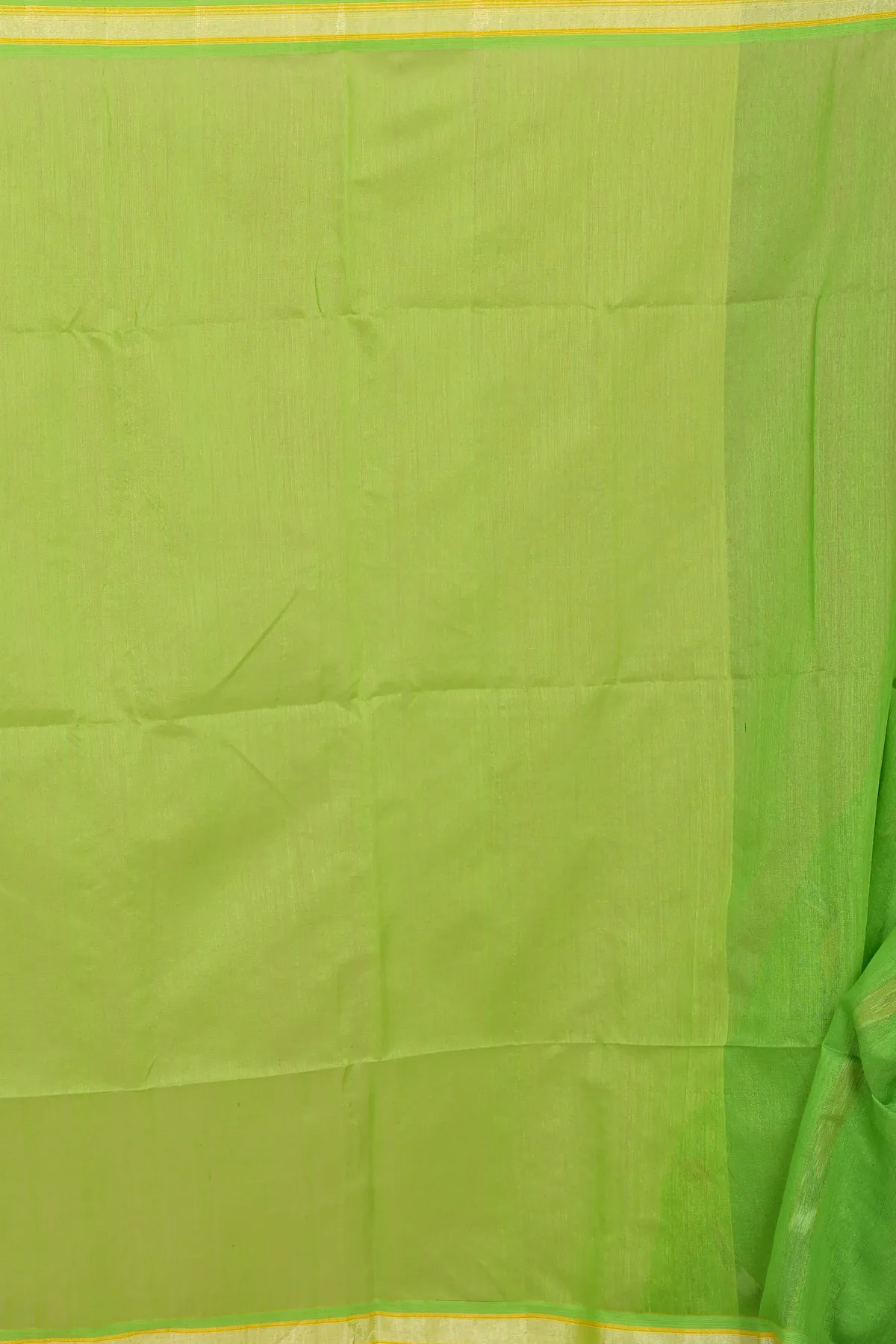 DipDiya Blended Cotton Green Setori Artisan Woven Handloom Sarees