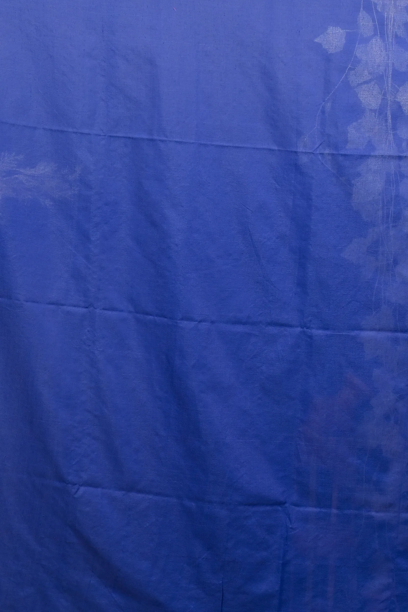 DipDiya Blended Cotton Naby Blue Foyeli Stories of Bengal Embroidery Handloom sarees
