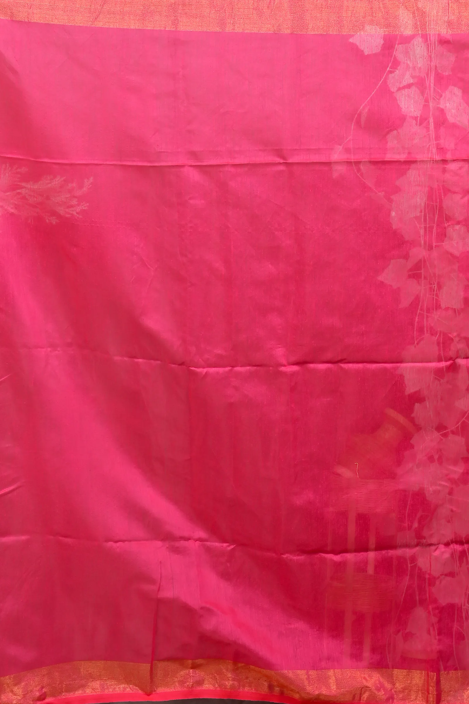 DipDiya Blended Cotton Pink Purple Foyani Heritage of Bengal Handloom Sarees