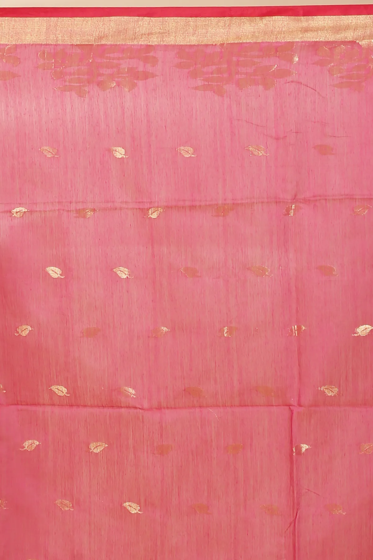DipDiya Blended Cotton Pink Tina Crafted with Soul Handloom Sarees