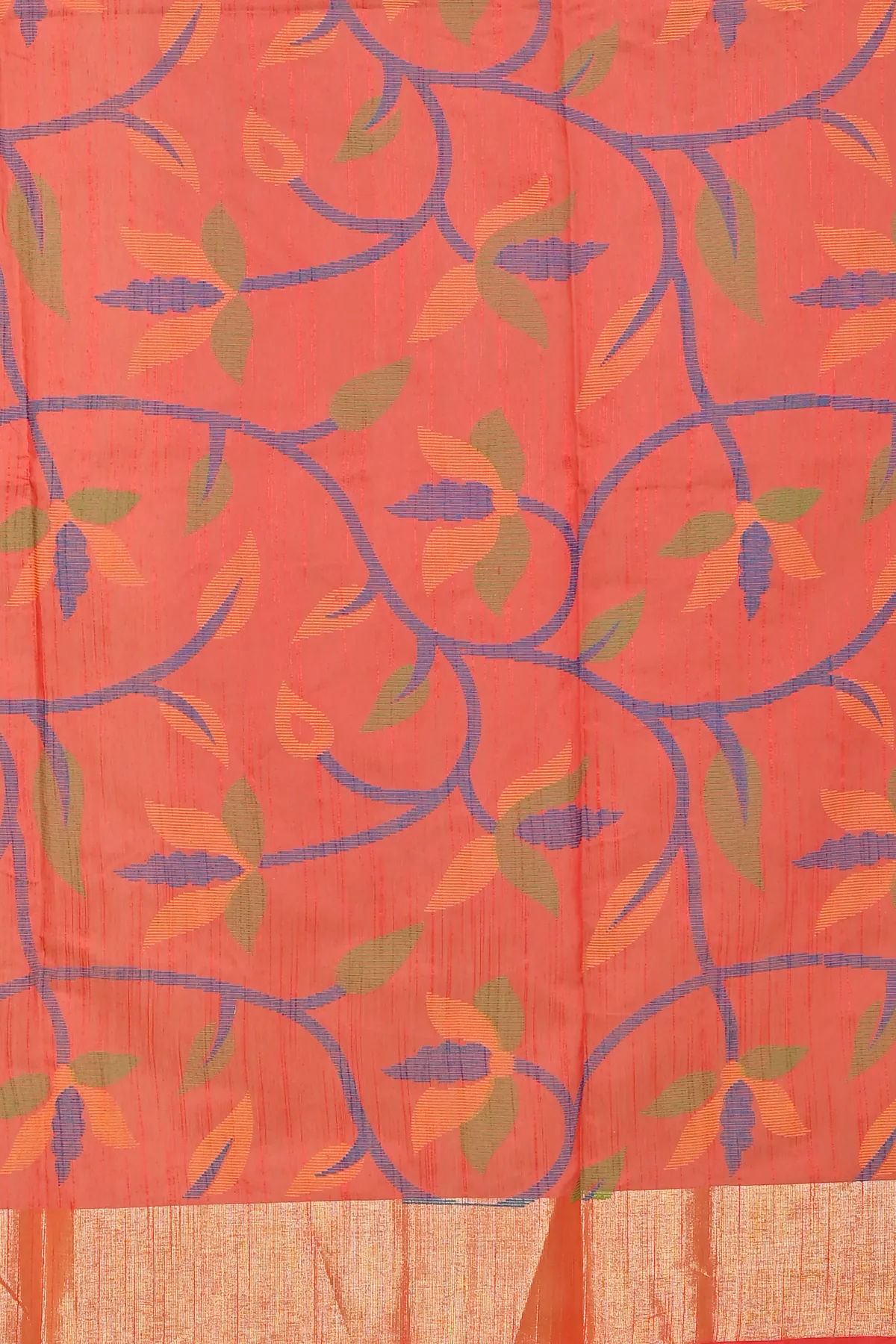 DipDiya Blended Cotton Red Narento Traditional Elegance Handloom Sarees