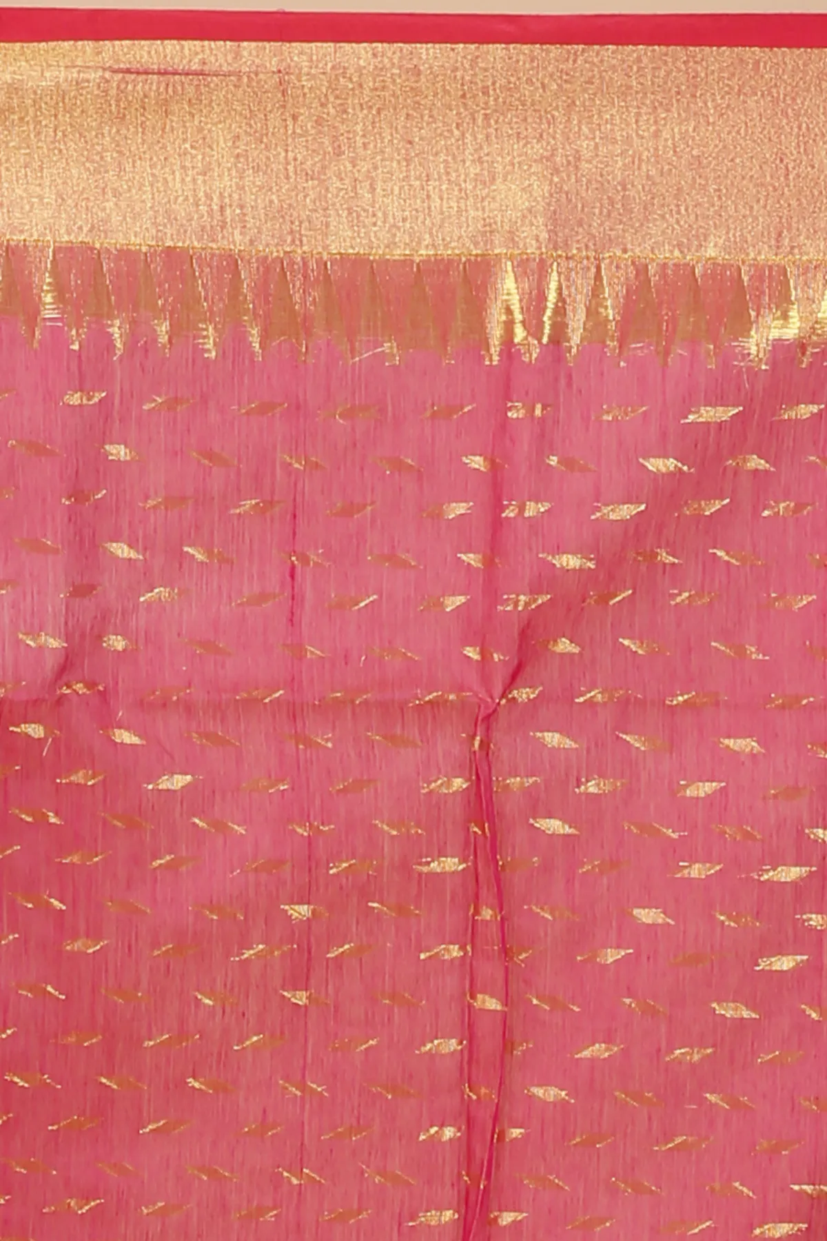 DipDiya Blended Cotton Red Prisha Loom to Love Handloom Sarees
