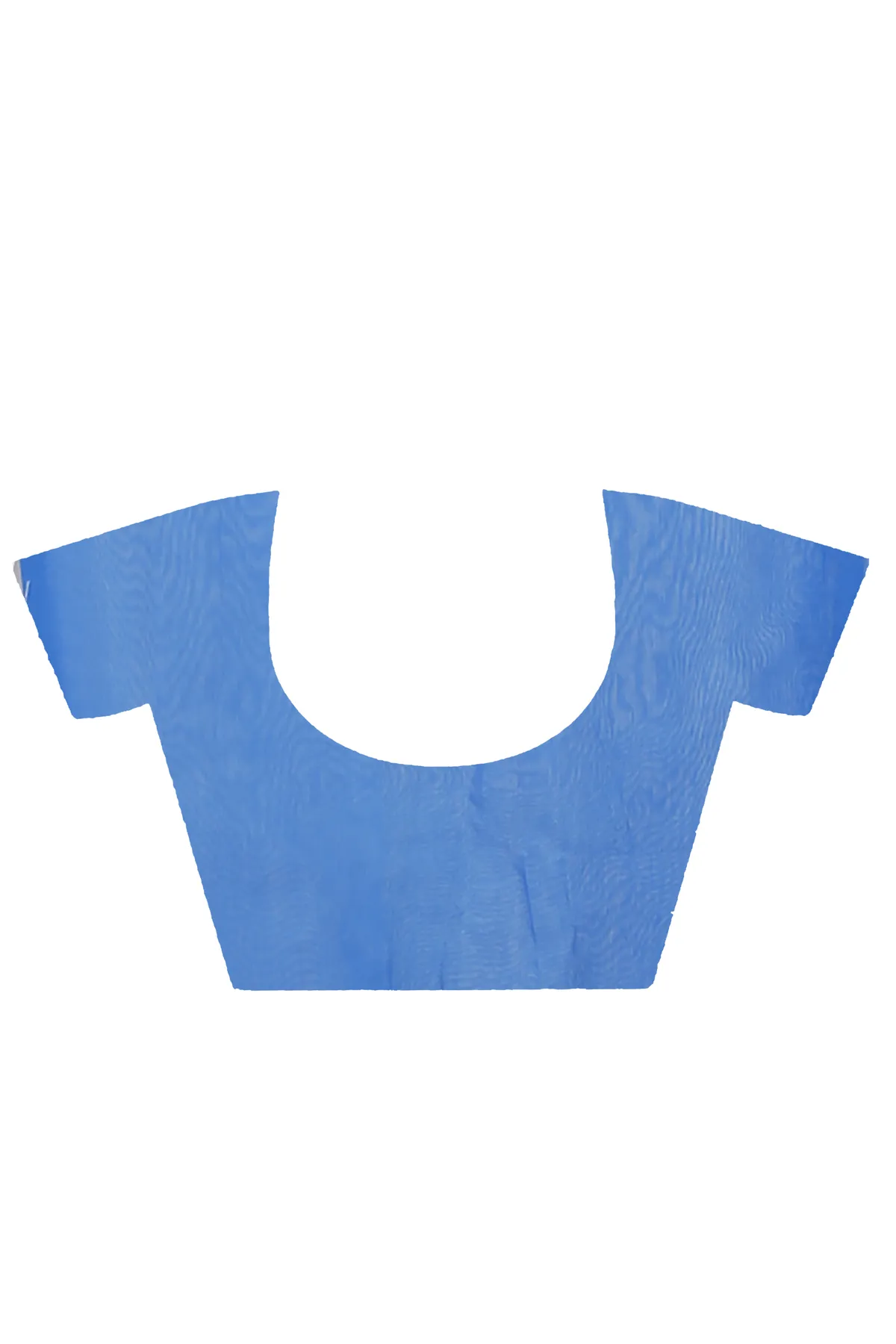 DipDiya Blended Cotton Sky Blue Tabu Woven by Hand Handloom Sarees