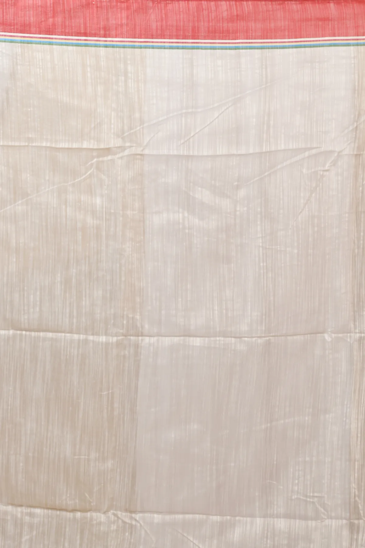 DipDiya Blended Cotton White Red Albela The Bengali Classic Hand Painted Sarees