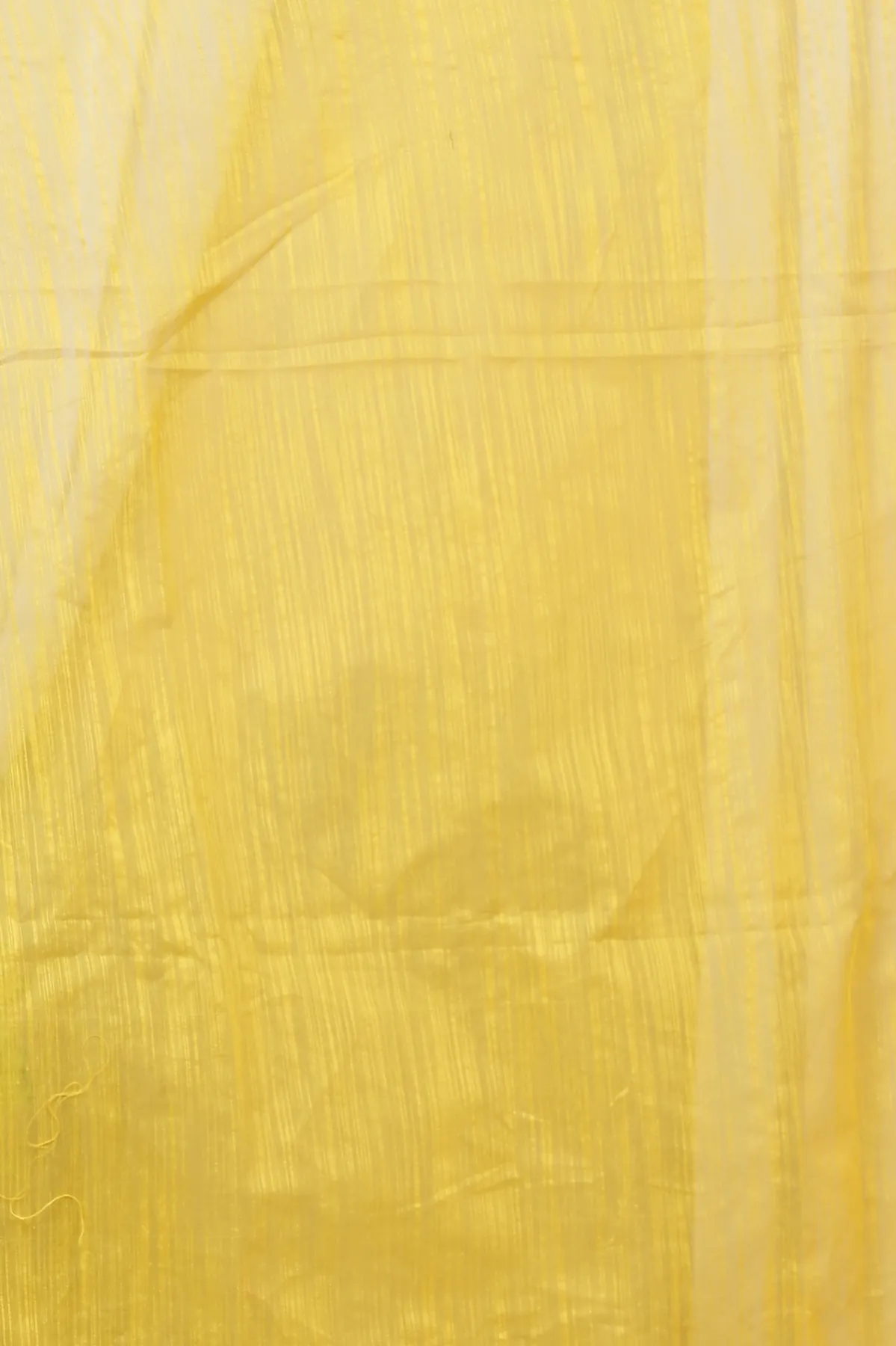 DipDiya Blended Cotton Yellow Anito Threads of Tradition Hand Painted Sarees