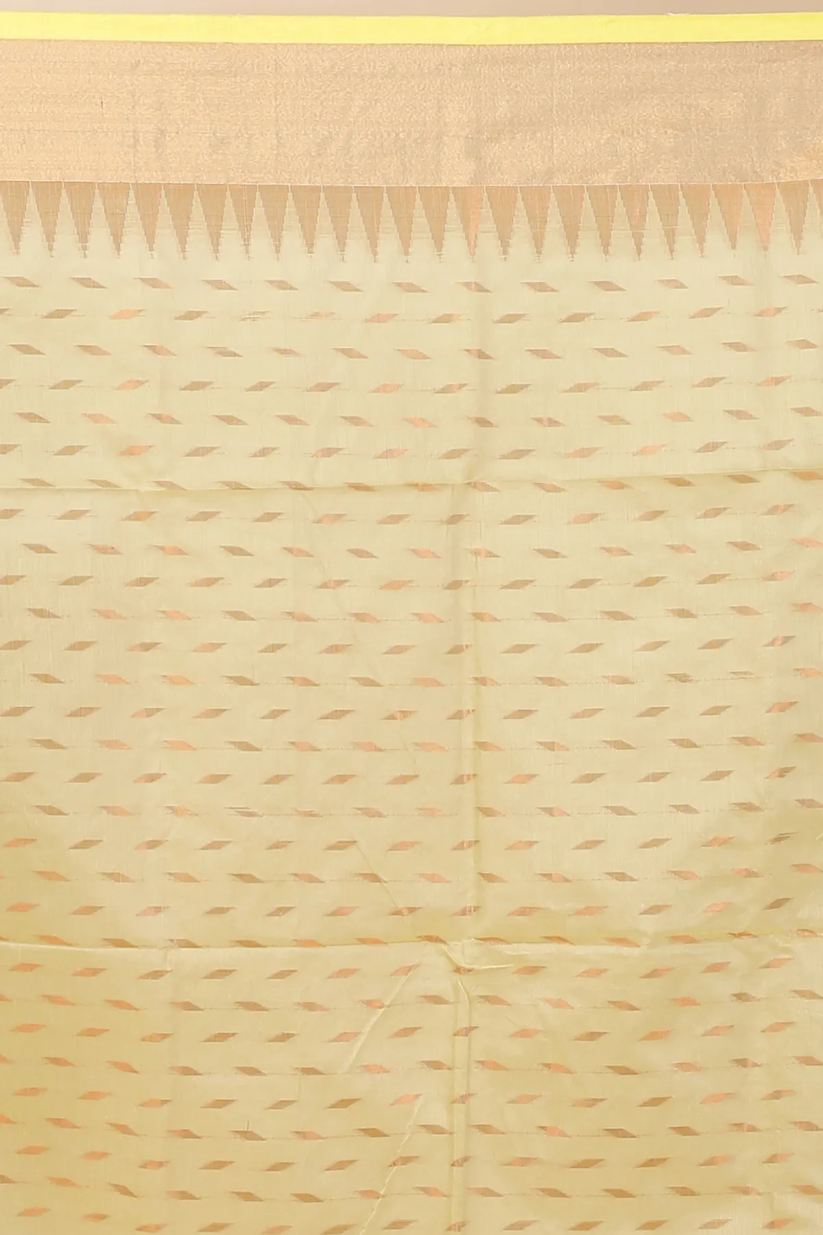 DipDiya Blended Cotton Yellow Prisha Heritage You Can Wear Handloom Sarees