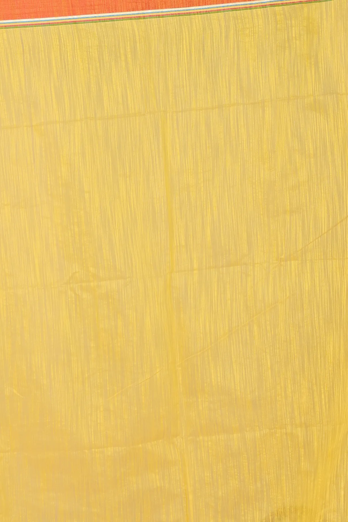 DipDiya Blended Cotton Yellow Red Slabakato Heritage You Can Wear Hand Painted Sarees