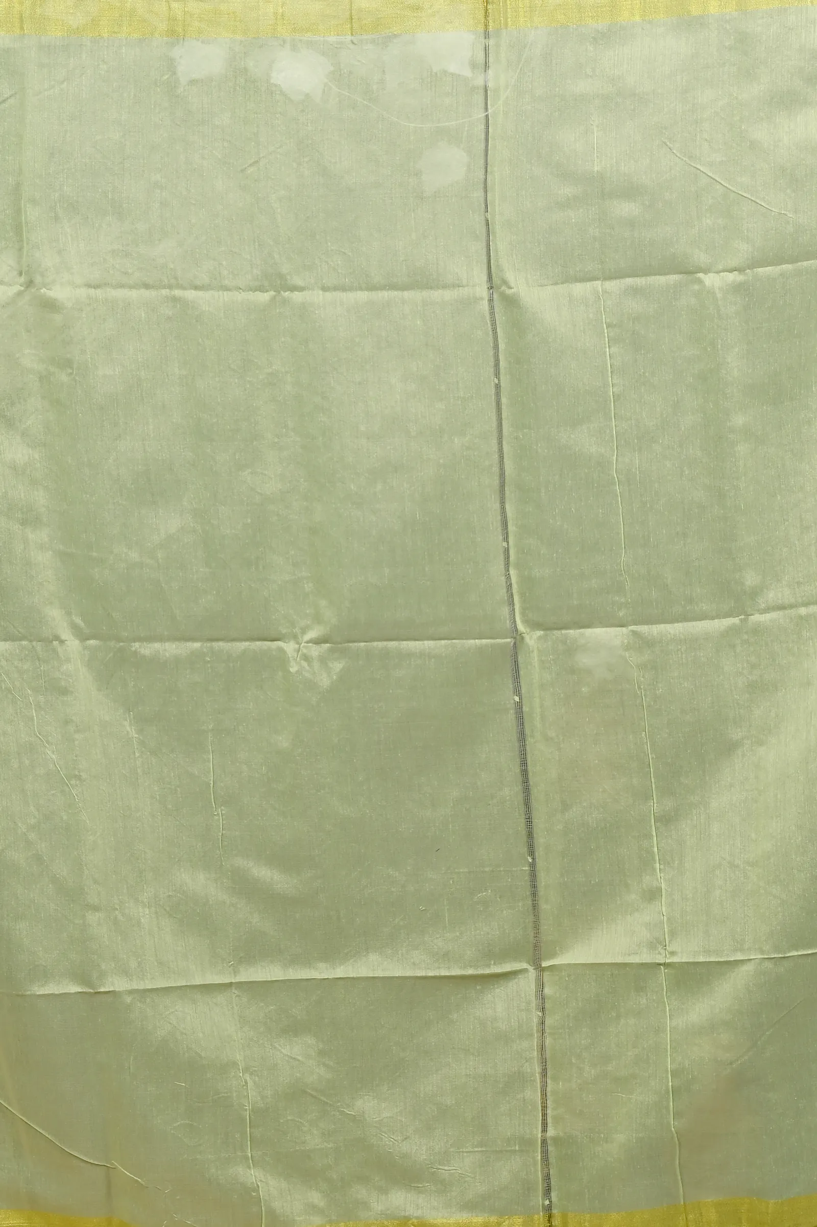 DipDiya Cotton Blend Light Green Pink Dhrum Classic Bengali Handloom Sarees