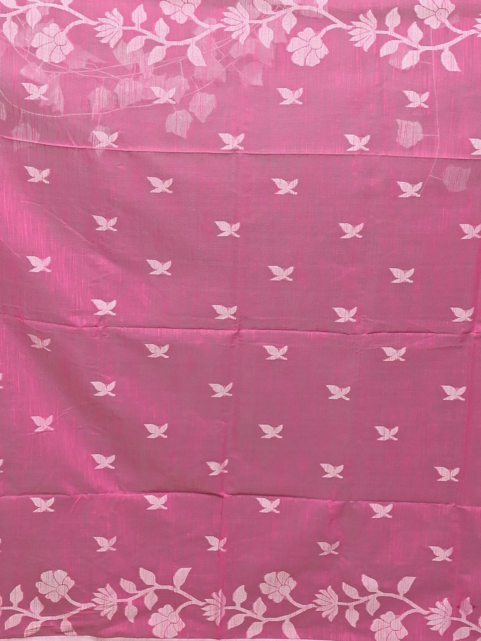 DipDiya Cotton Blend Purple Parlon Timeless Elegance Handloom Sarees