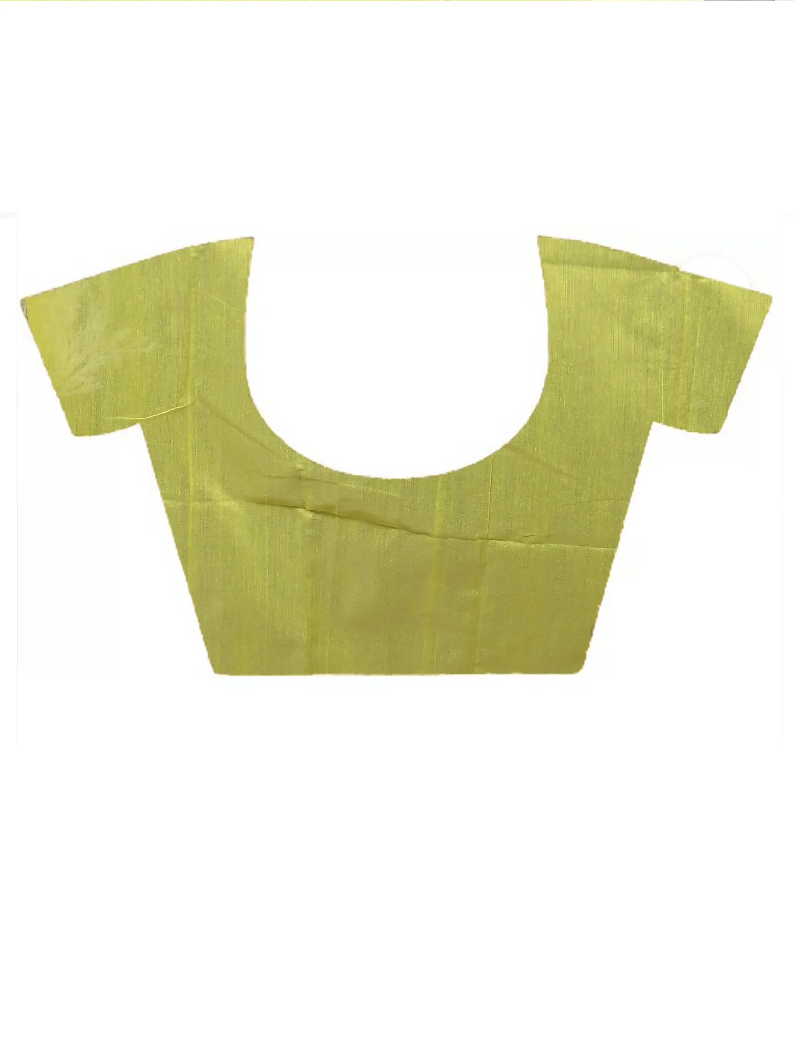 DipDiya Cotton Blend  Traditional Bengali Lemon Green Artisan Crafted Soubit Handloom Saree