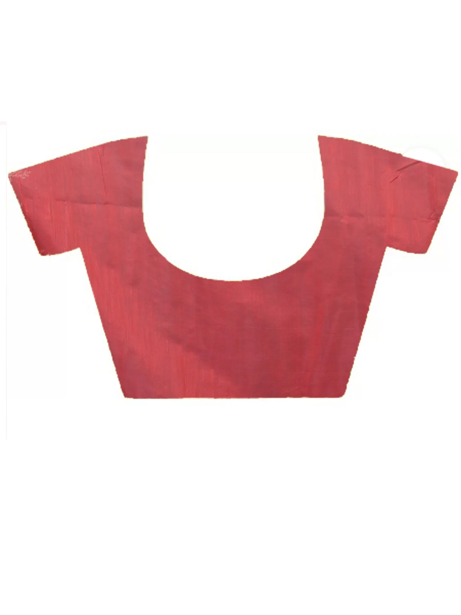 DipDiya Cotton Blend  Traditional Bengali Red Artisan Crafted Soulik Handloom Saree