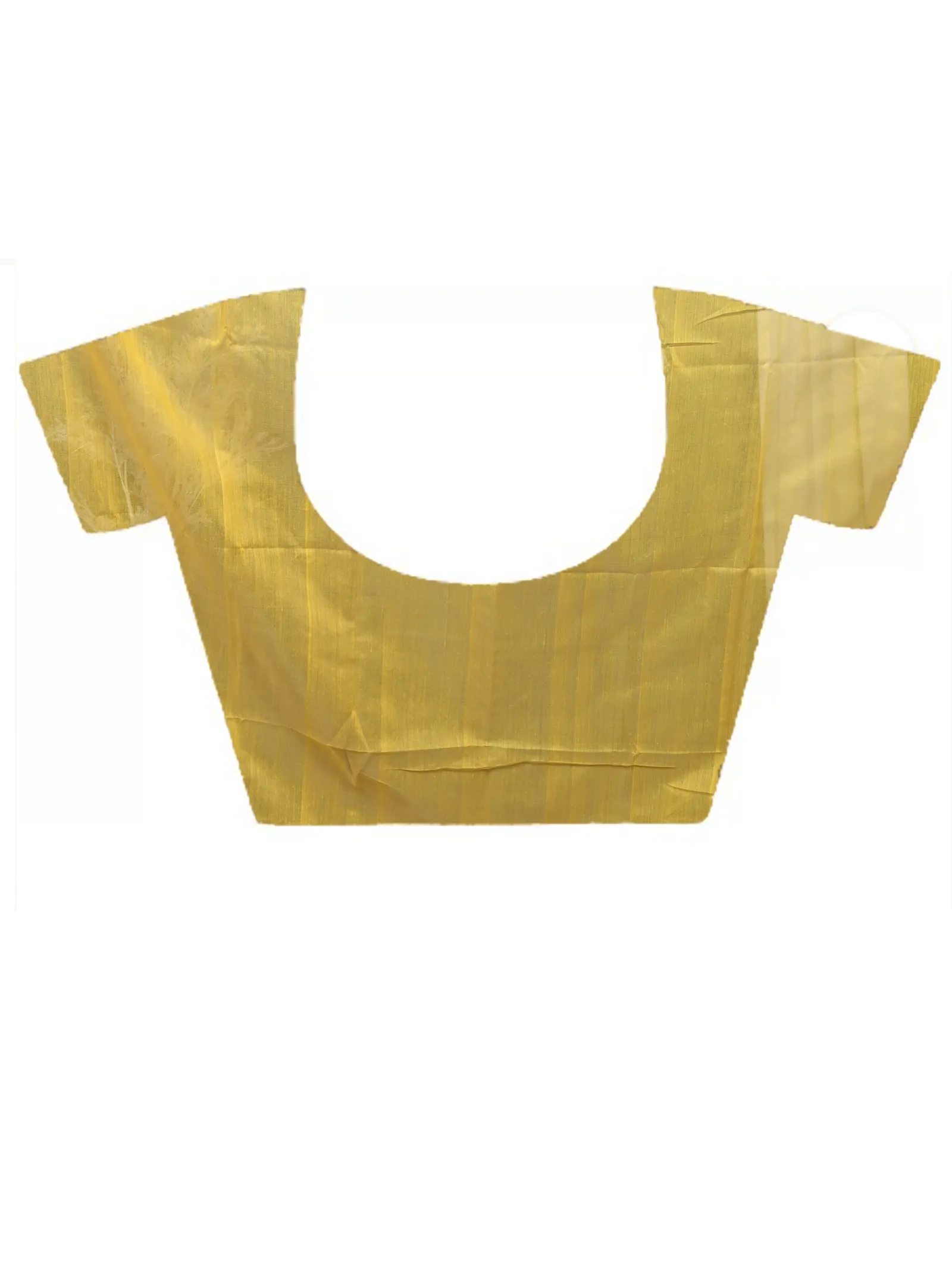 DipDiya Cotton Blend  Traditional Bengali Yellow Artisan Crafted Soulik Handloom Saree