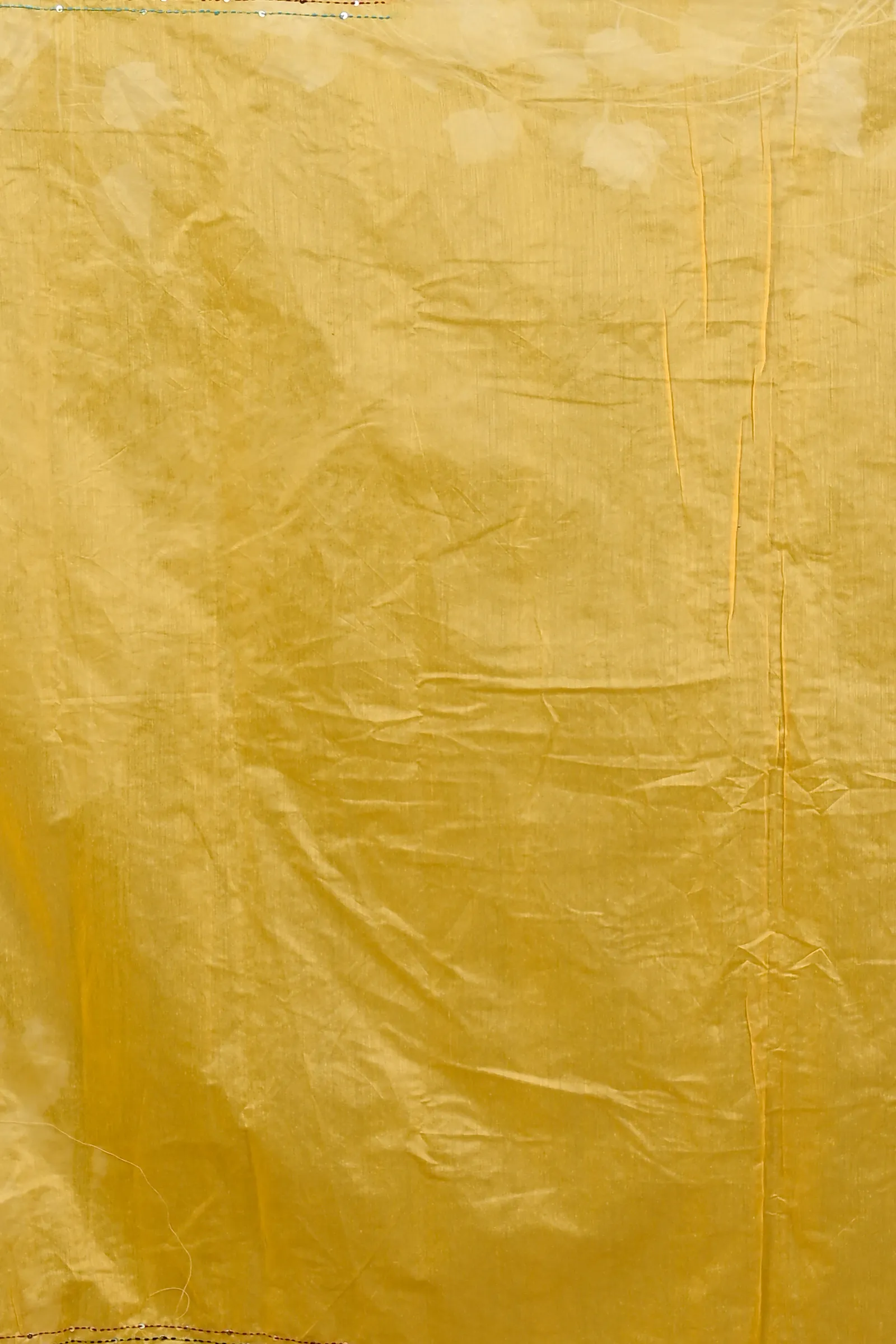 DipDiya Cotton Blend Yellow Dayki Bengal in Every Thread Kantha Stitch Sarees