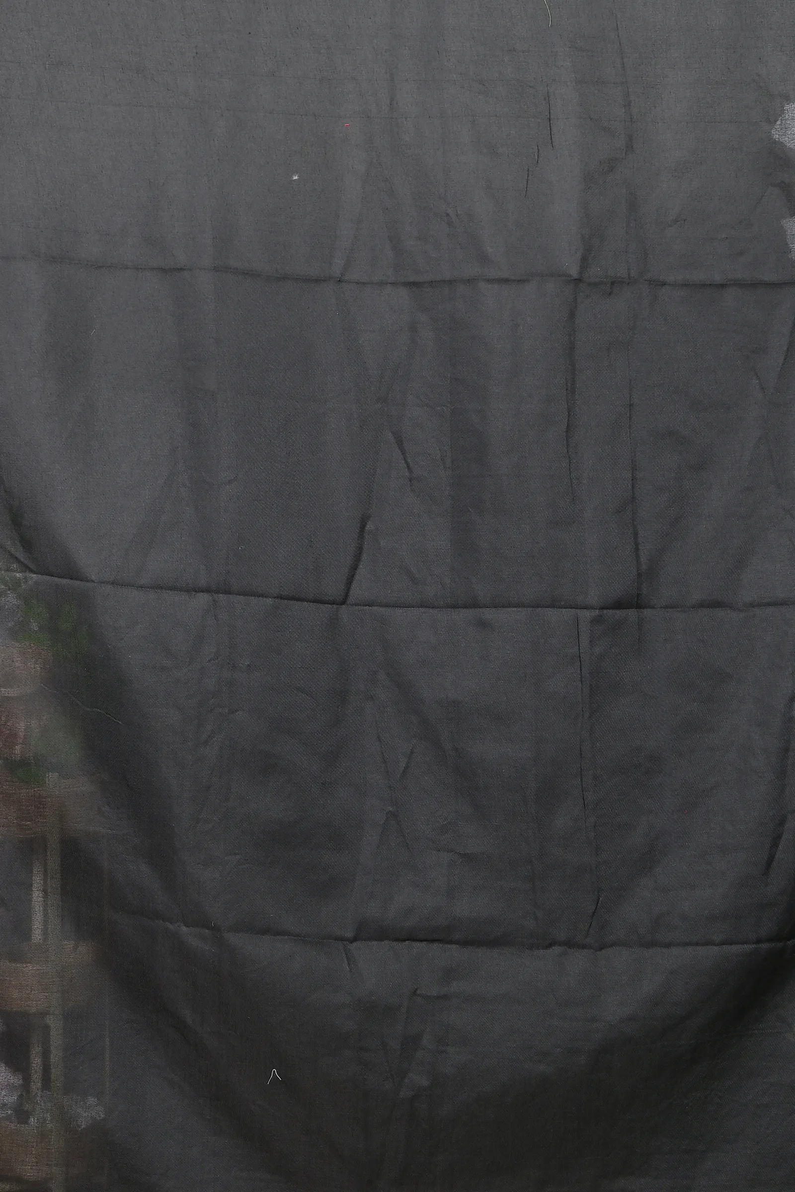 DipDiya Cotton Blended Black Paraya Bengali Heritage Embroidery Handloom sarees