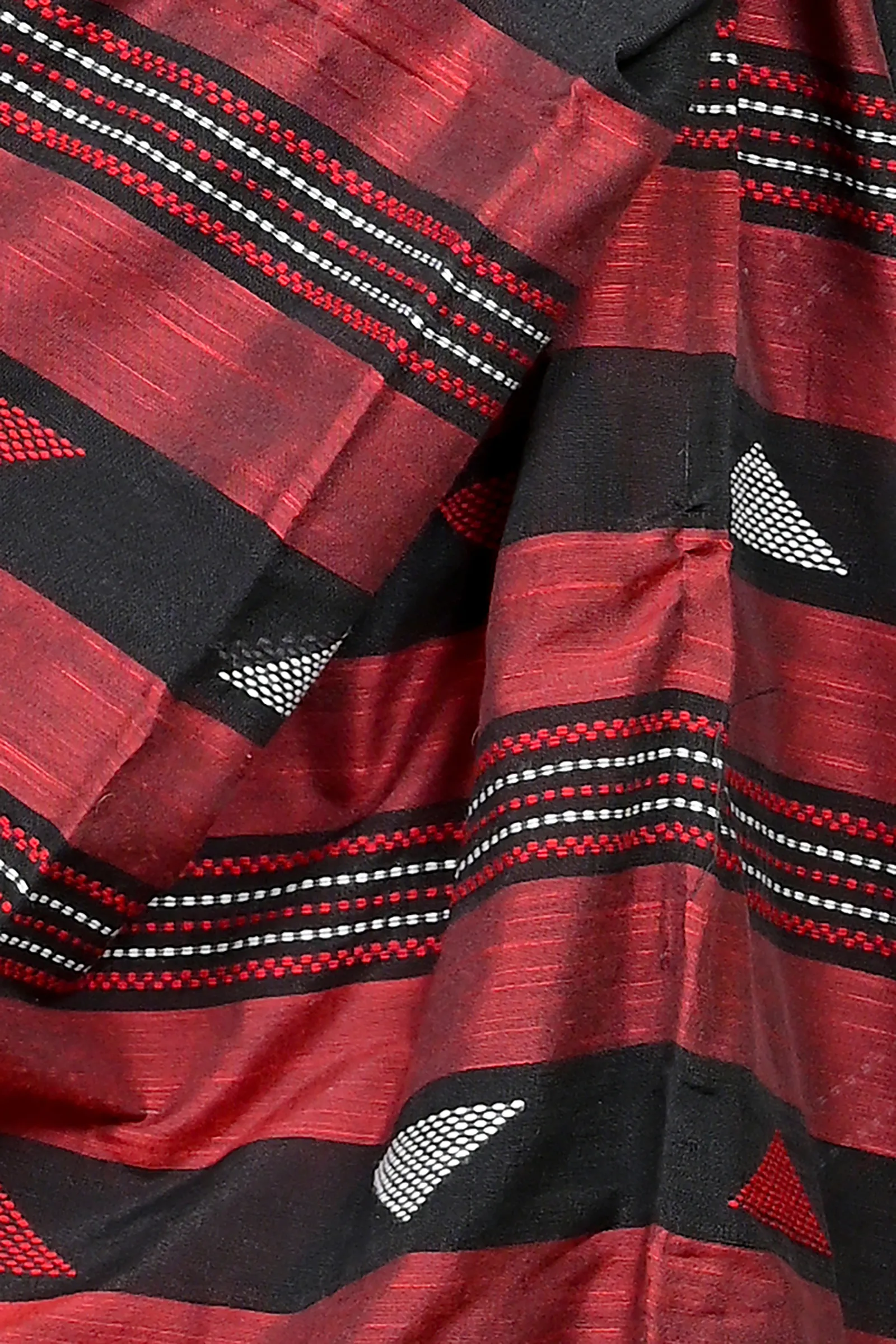 DipDiya Cotton Blended Black Parnika Heritage Elegance Handloom Sarees