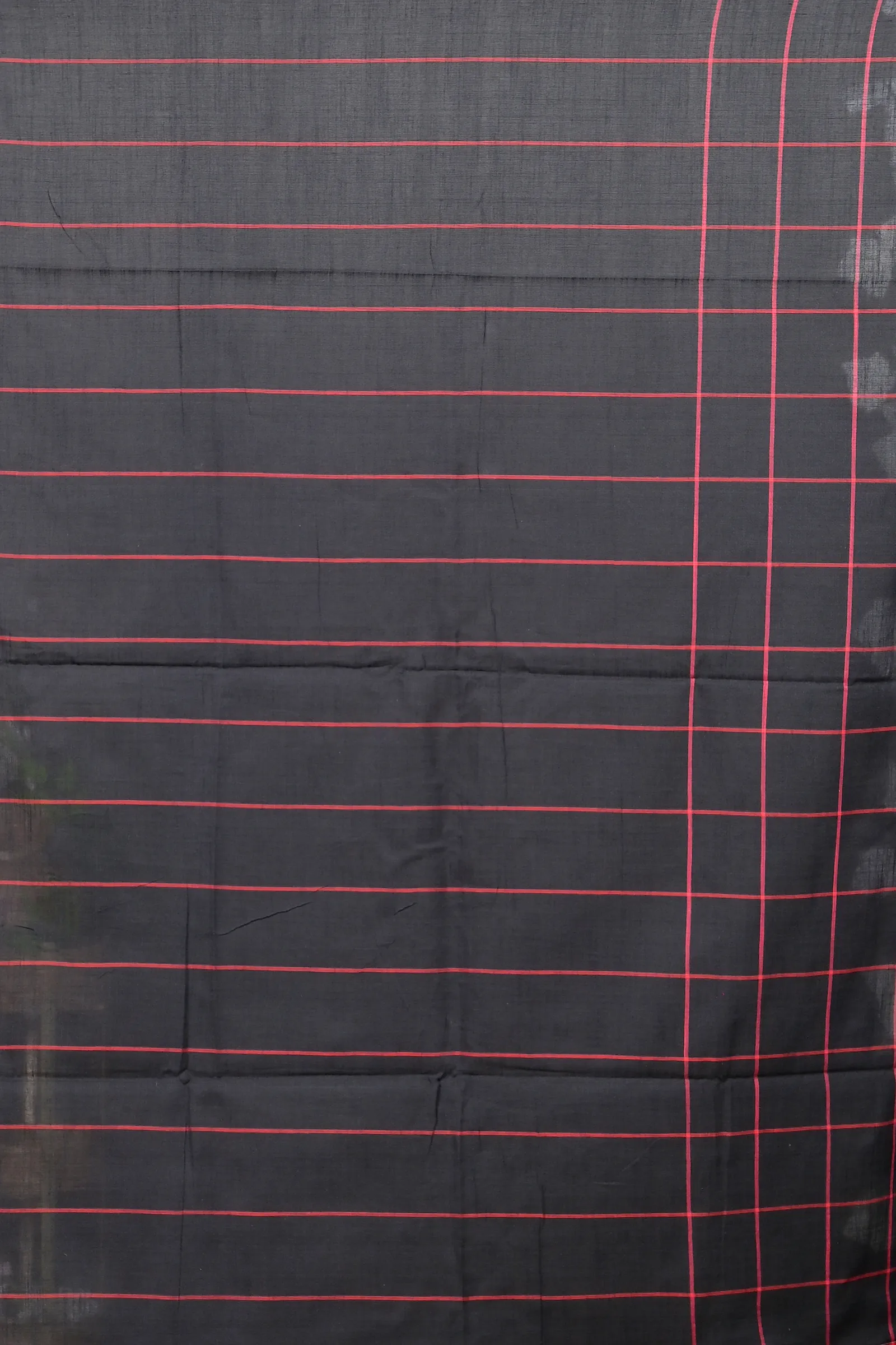 DipDiya Cotton Blended Black Parodhi Pure Bengali Grace Handloom Sarees