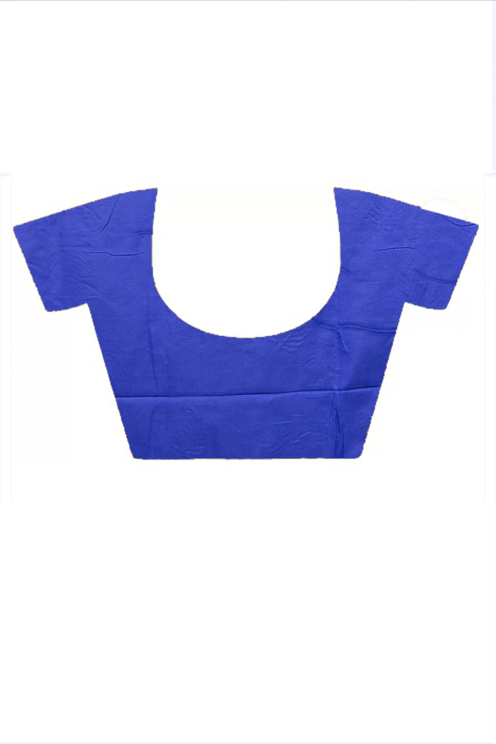 DipDiya Cotton Blended Blue Parin Woven by Hand Handloom Sarees