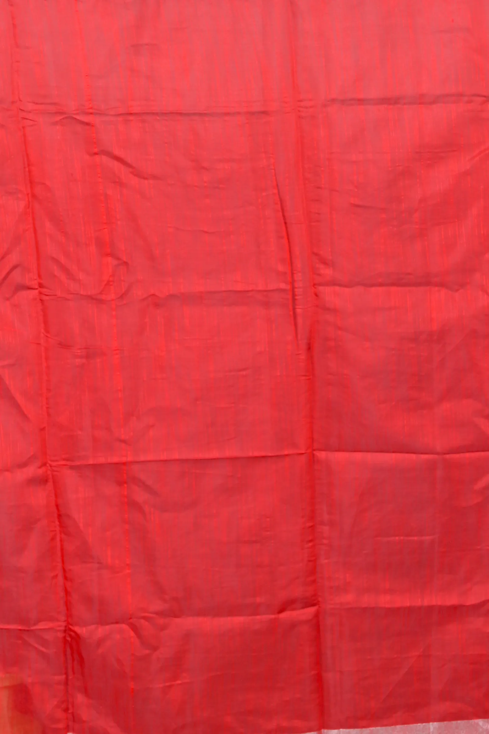 DipDiya Cotton Blended Red Parija Heritage You Can Wear Applique Sarees