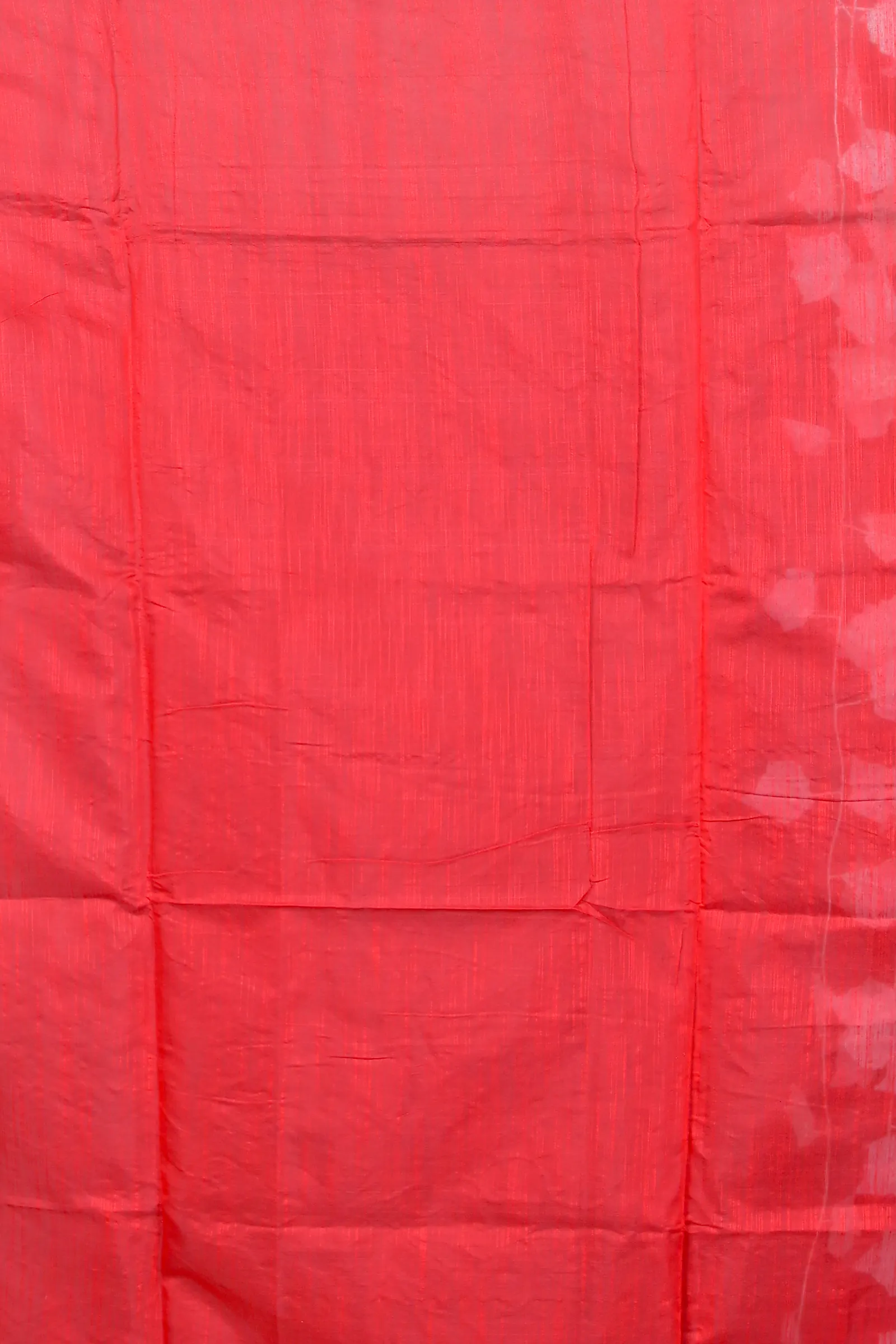 DipDiya Cotton Blended Red Parik Stories of Bengal Applique Sarees