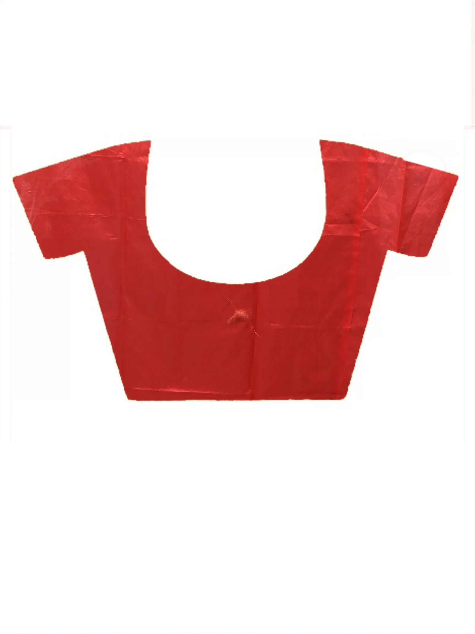 DipDiya Cotton Blended  Traditional Bengali Red Artisan Crafted Soumika Kantha Stitch Saree