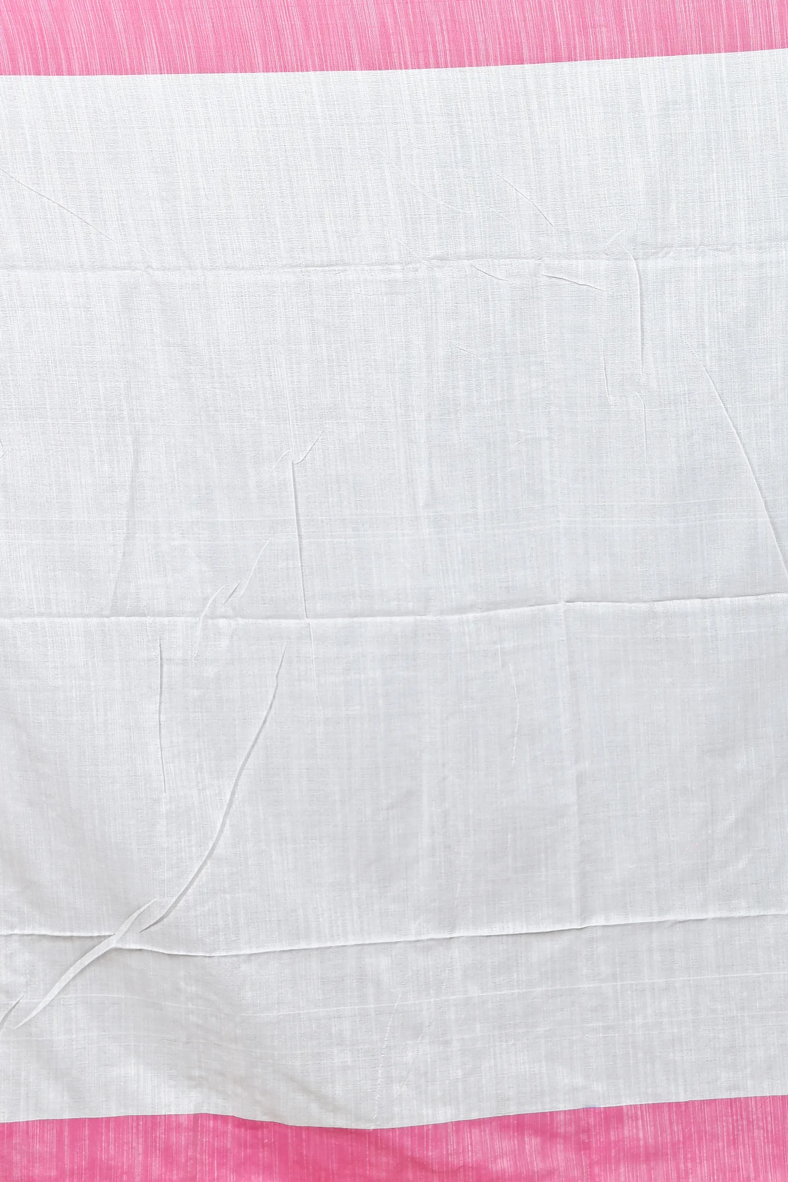 DipDiya Cotton Blended White Pink Parnika Handcrafted Elegance Handloom Sarees