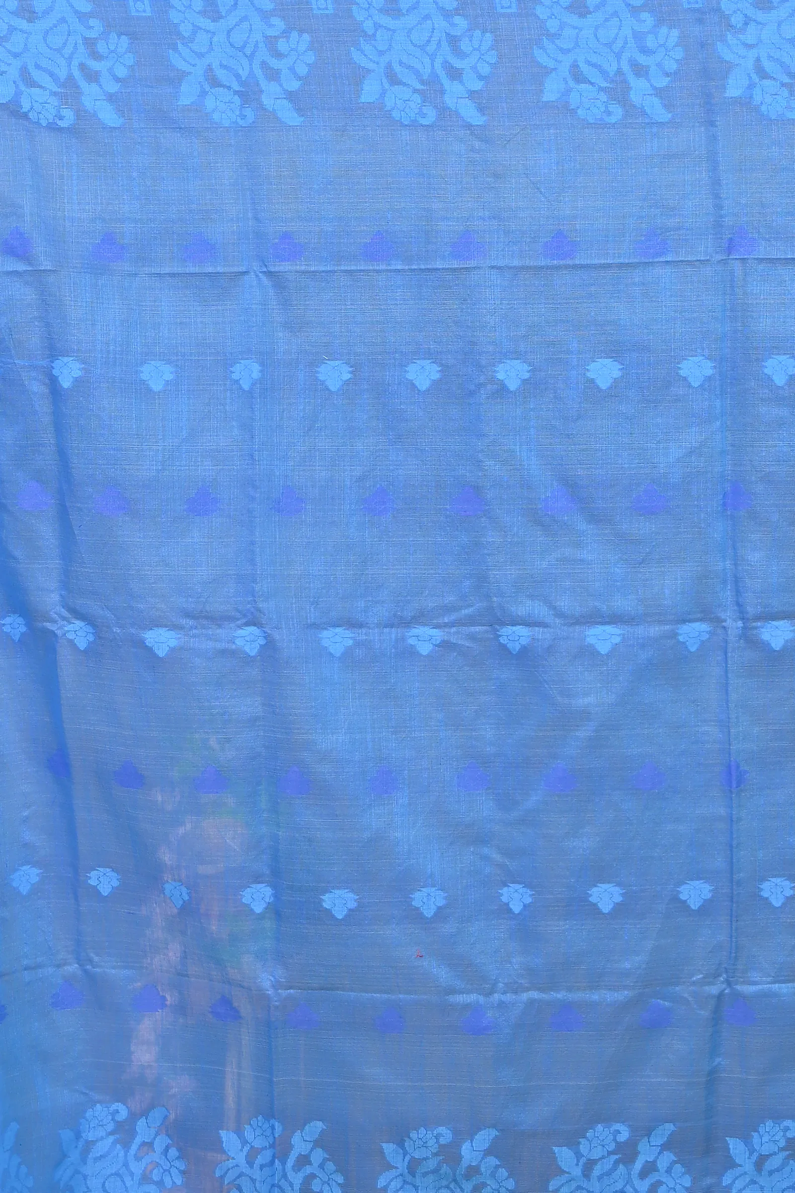 DipDiya Cotton Blended Yellow Blue Parup Handcrafted Elegance Handloom Sarees