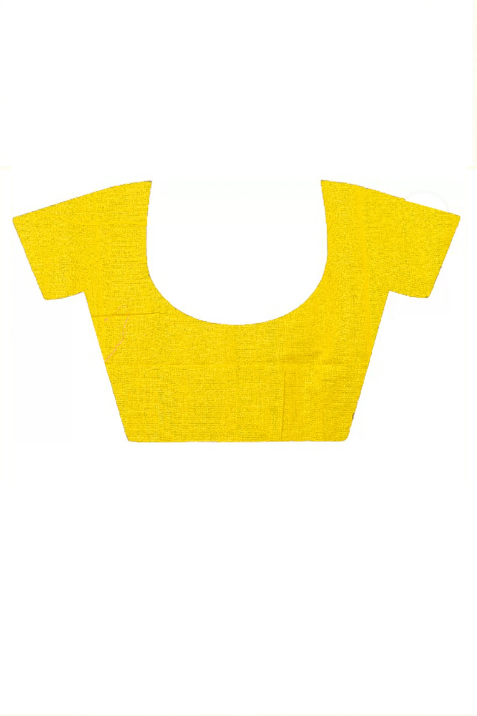 DipDiya Cotton Blended Yellow Paru Crafted in Bengal Handloom Sarees