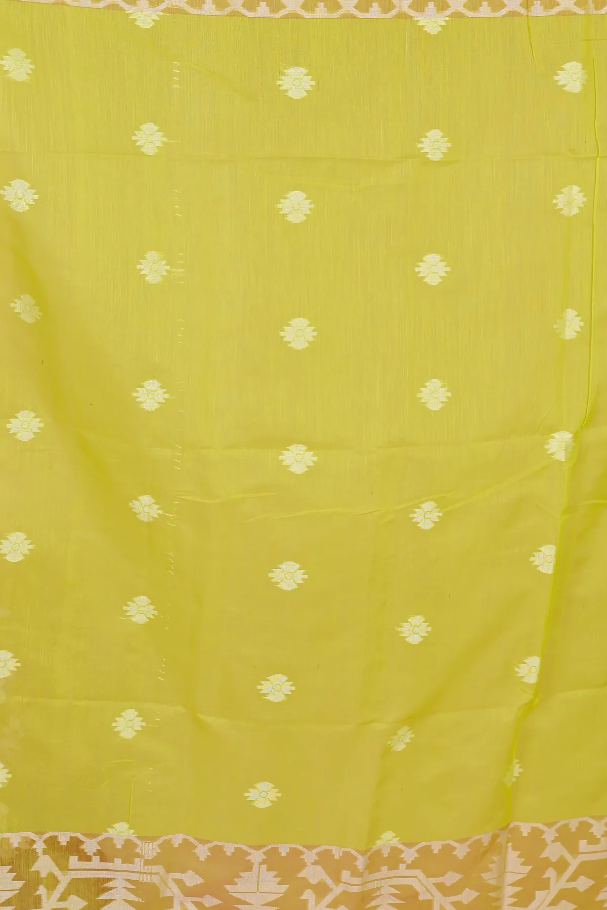 DipDiya Cotton Green Monimal Crafted in Bengal Muslin sarees