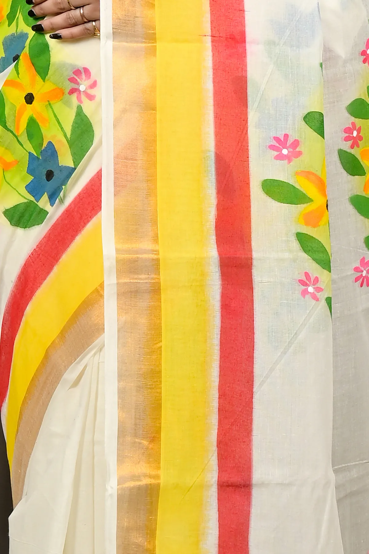 DipDiya Cotton Multi Color Hataka A Legacy Woven Hand Painted Sarees