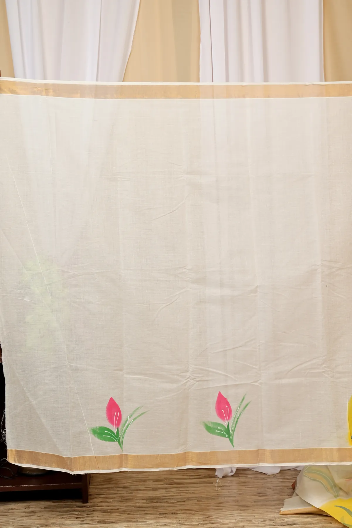 DipDiya Cotton Multi Color Hataka A Legacy Wovens Hand Painted Sarees