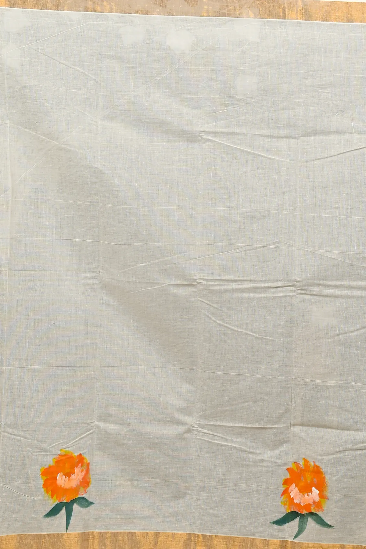 DipDiya Cotton Multi Color Hataka Woven by Hand Hand Painted Sarees