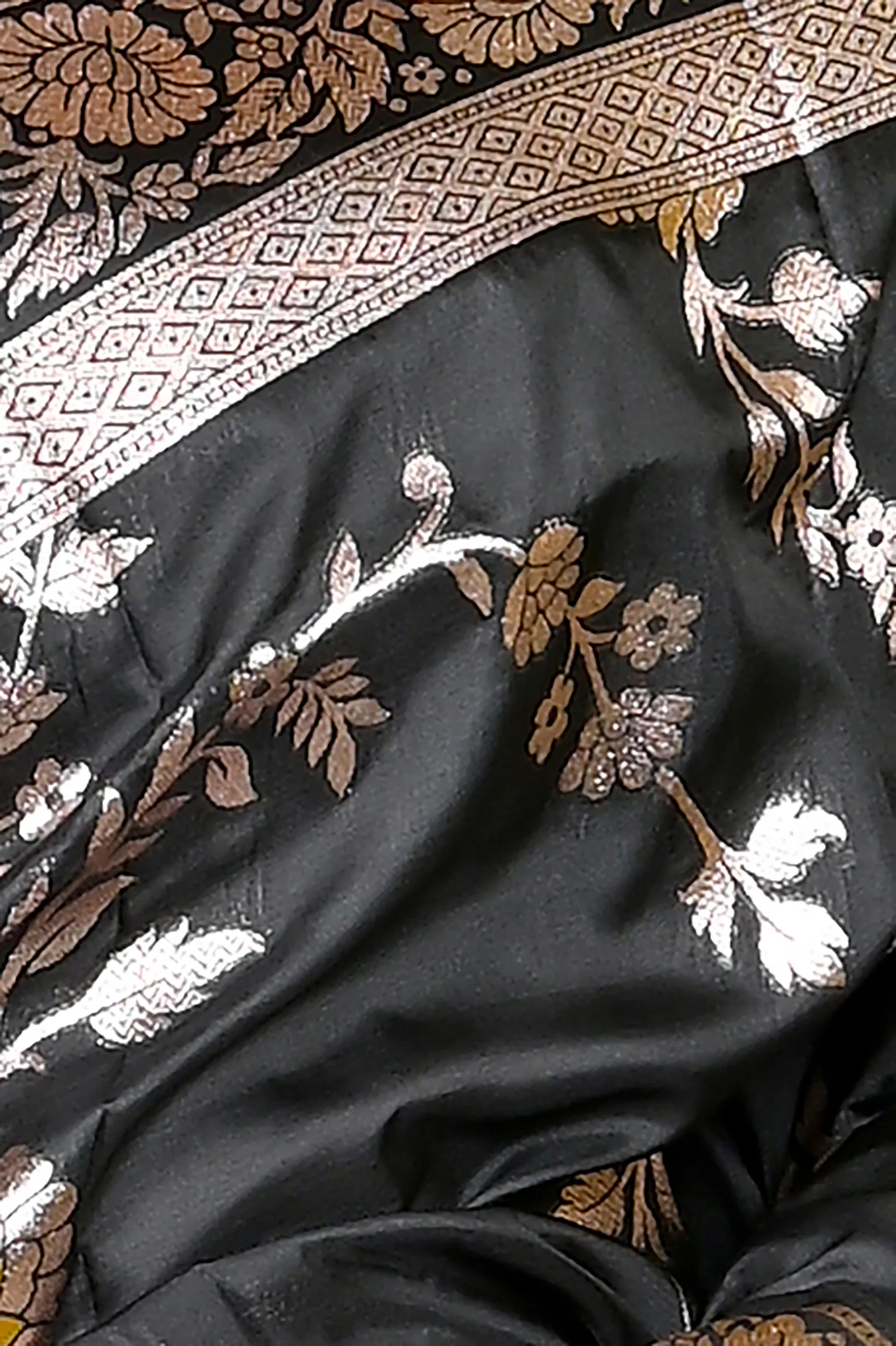 DipDiya Cotton Silk Black Parosha Bengal in Every Thread Kathan Sarees