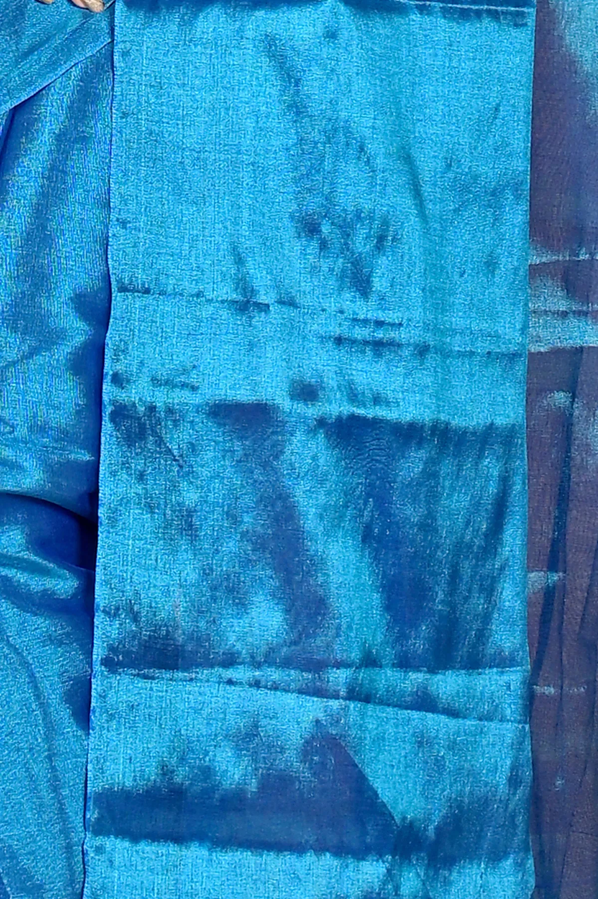 DipDiya Cotton Silk Blue Tisuka Than Heritage of Bengal Handloom Sarees