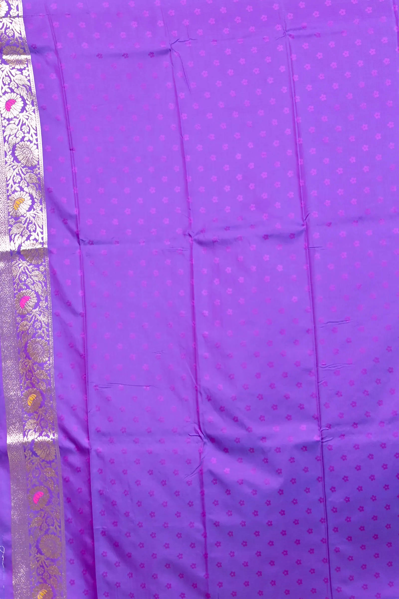 DipDiya Cotton Silk Lavender Parosha Artisan Woven Kathan Sarees