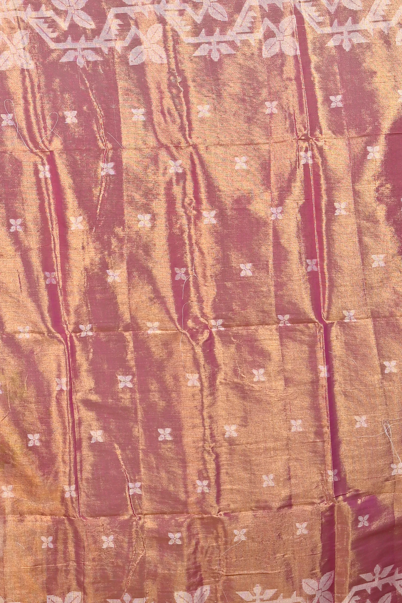 DipDiya Cotton Silk Lotus Pink Parashar Weaves with a Story Tissue Jamdani Sarees