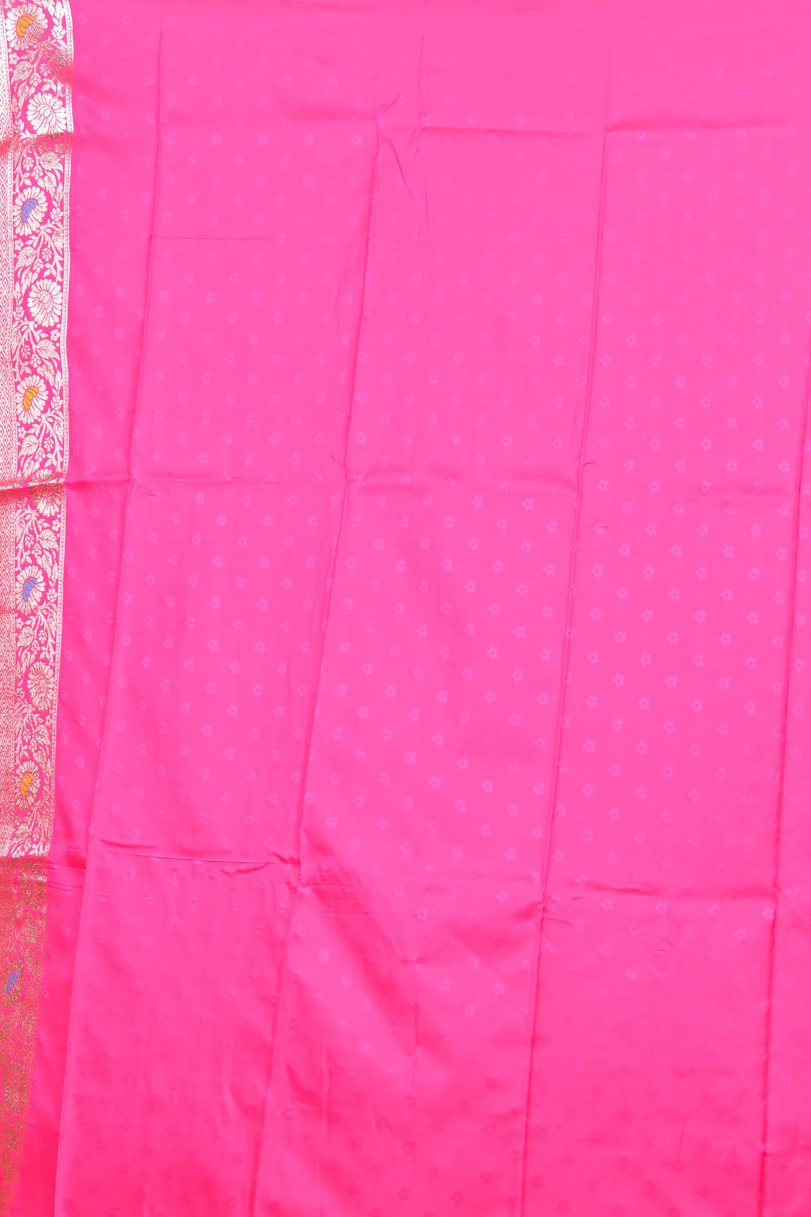 DipDiya Cotton Silk Pink Parosha Traditional Bengali Kathan Sarees