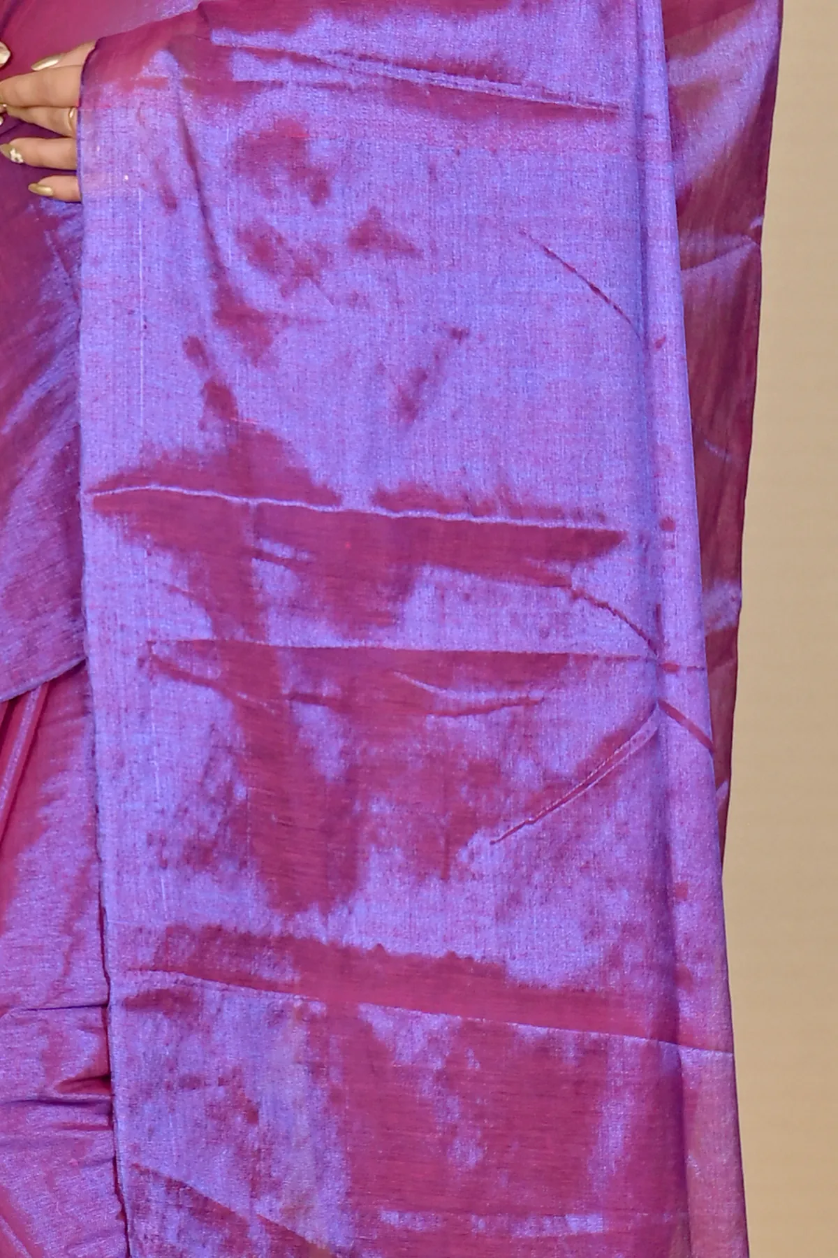 DipDiya Cotton Silk Purple Tisuka Than Heritage Elegance Handloom Sarees