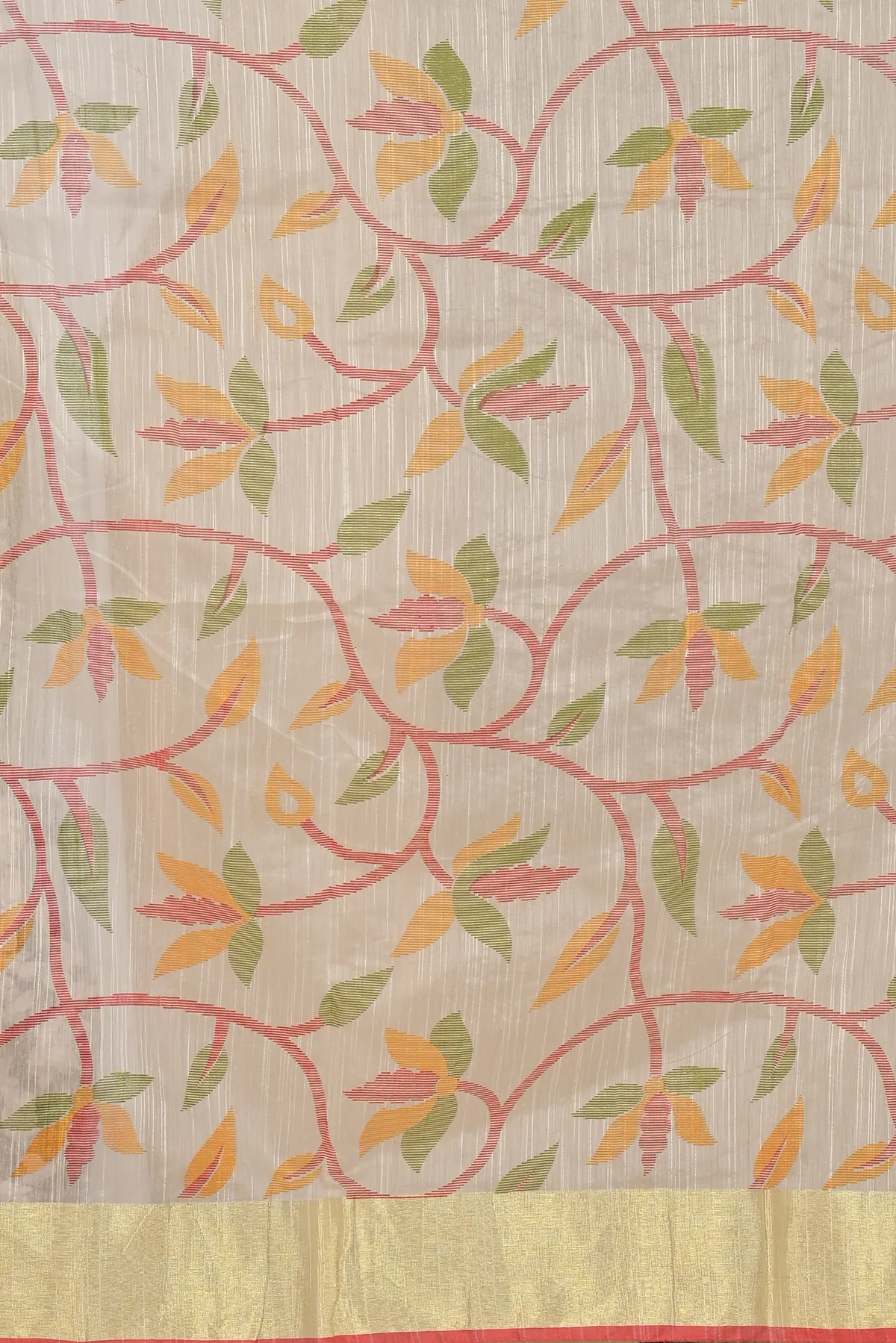 DipDiya Cotton White Narme Masterfully Woven Printed Handloom Sarees