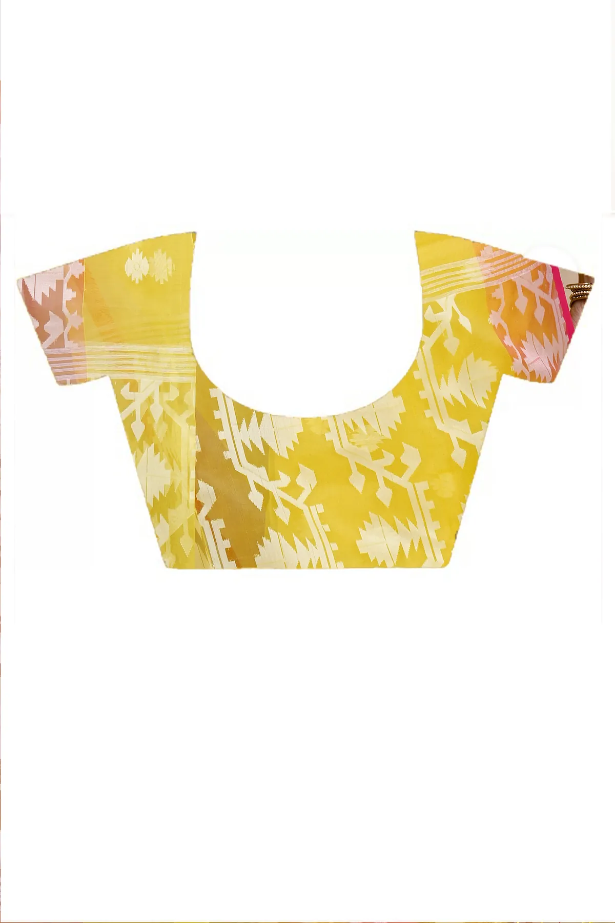 DipDiya Cotton Yellow Monimal Crafted with Soul Muslin sarees