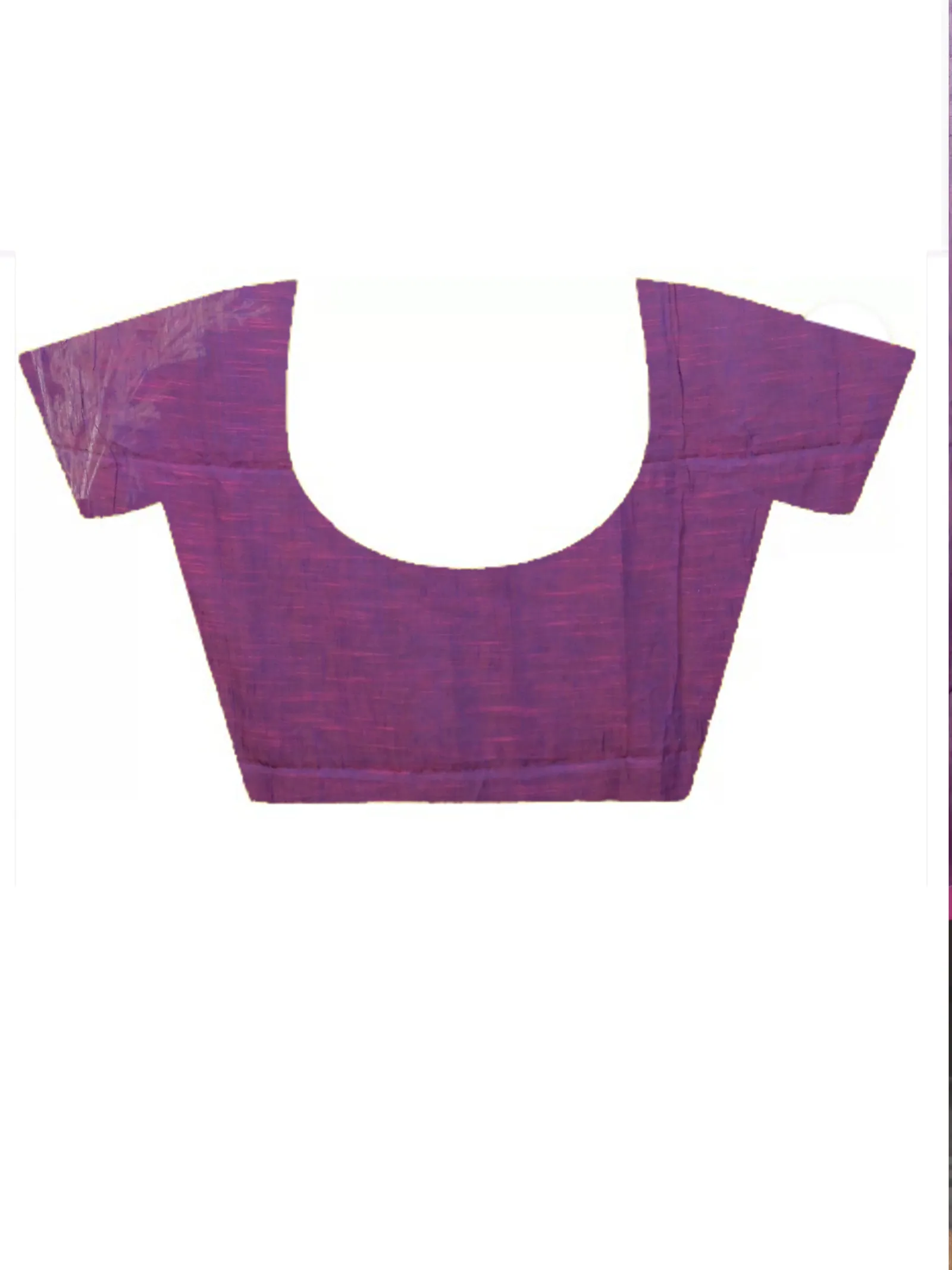 DipDiya Kesh Cotton  Traditional Bengali Dark Violet Artisan Crafted Soudik Handloom Saree