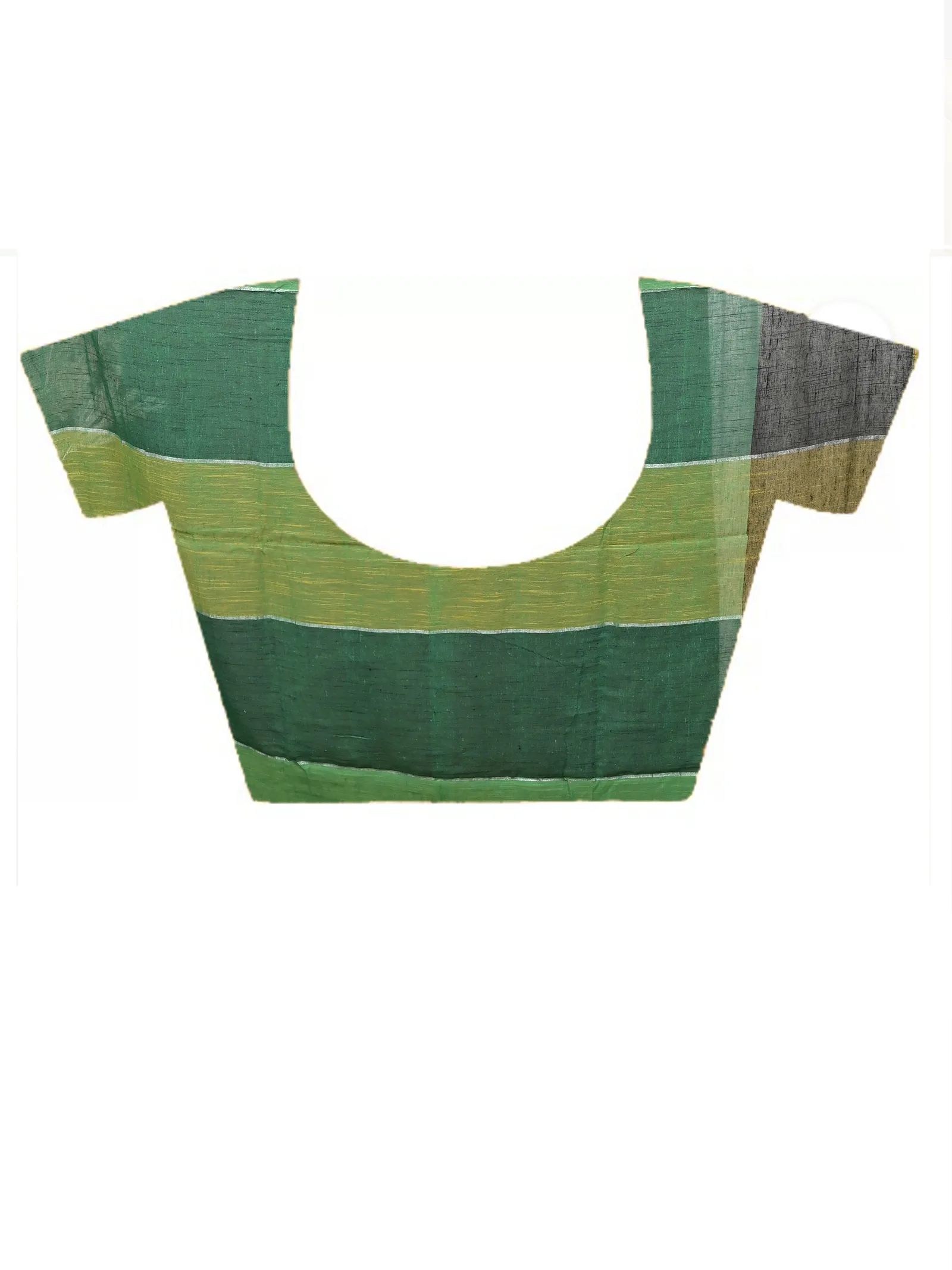 DipDiya Kesh Cotton  Traditional Bengali Green Artisan Crafted Souvon Handloom Saree