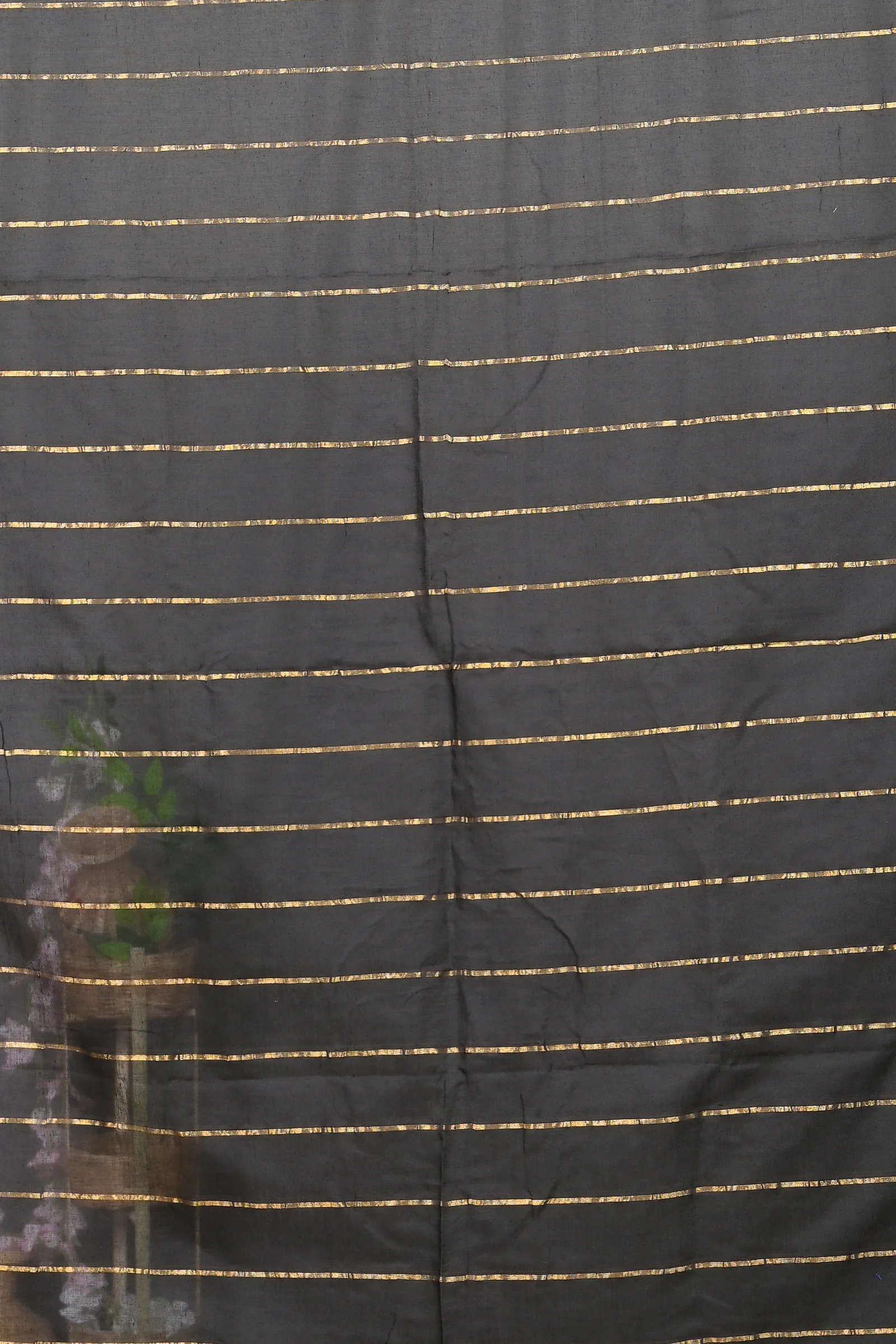 DipDiya Mal Cotton Black Pari Essence of Bengal Handloom Sarees