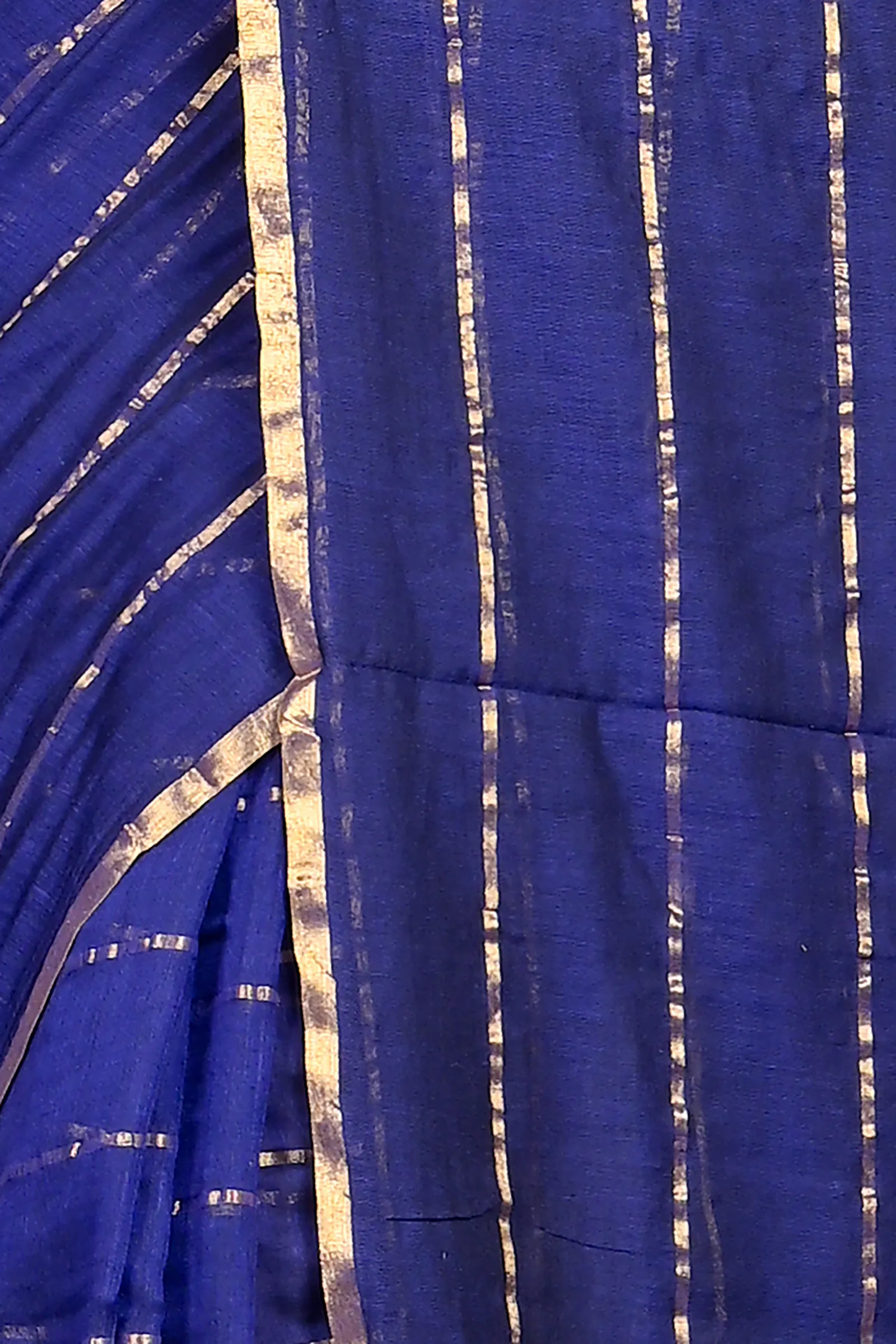 DipDiya Mal Cotton Blue Pari Heritage Elegance Handloom Sarees
