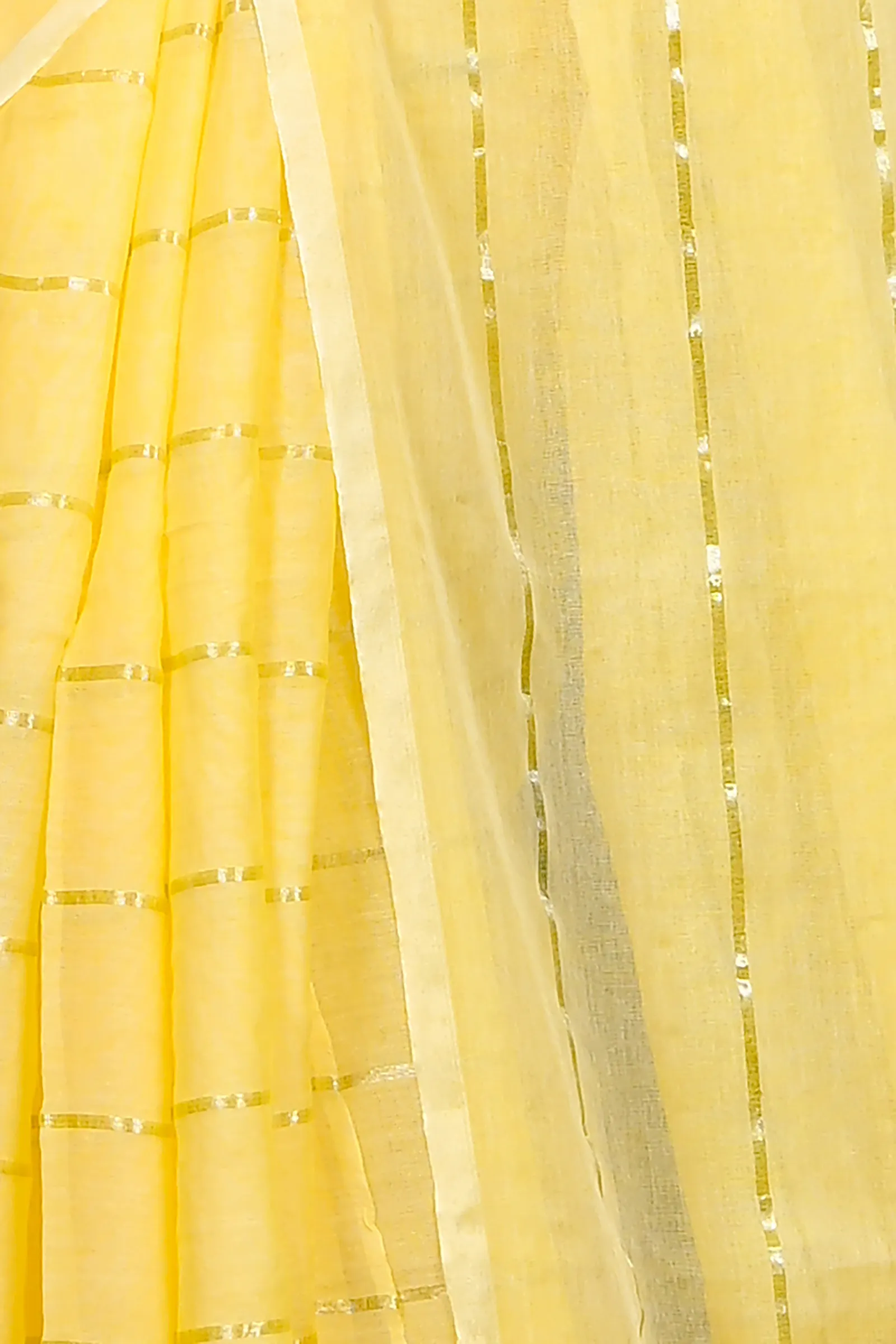 DipDiya Mal Cotton Yellow Pari Heritage of Bengal Handloom Sarees
