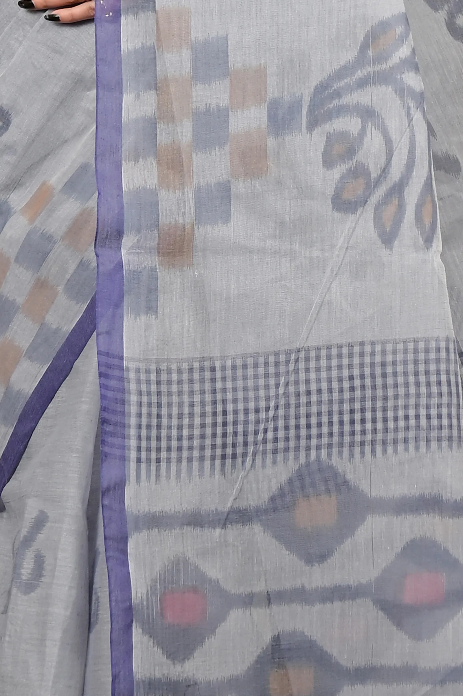 DipDiya Pure Cotton Assh Dipui Traditional Elegance Printed Tant Sarees