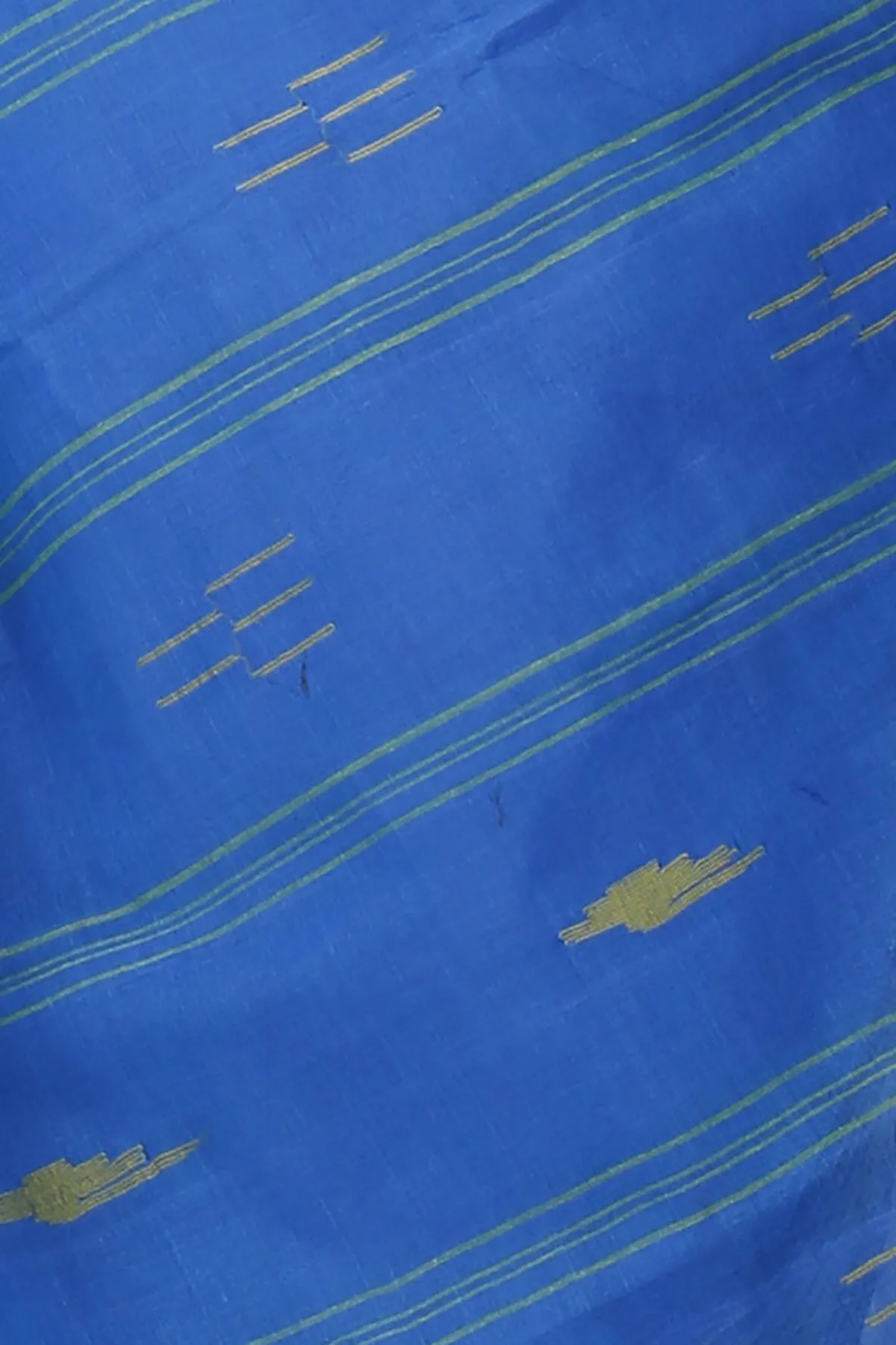 DipDiya Pure Cotton Blue Naman Stories of Bengal Tant Sarees